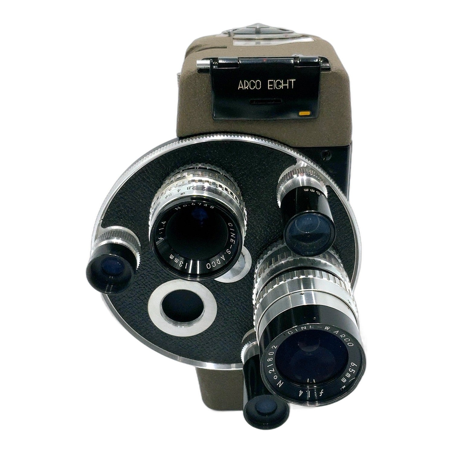 Arco Eight 803A Filmkamera mit 6,5mm / 13mm 1:1.4 Cine Camera Movie Camera