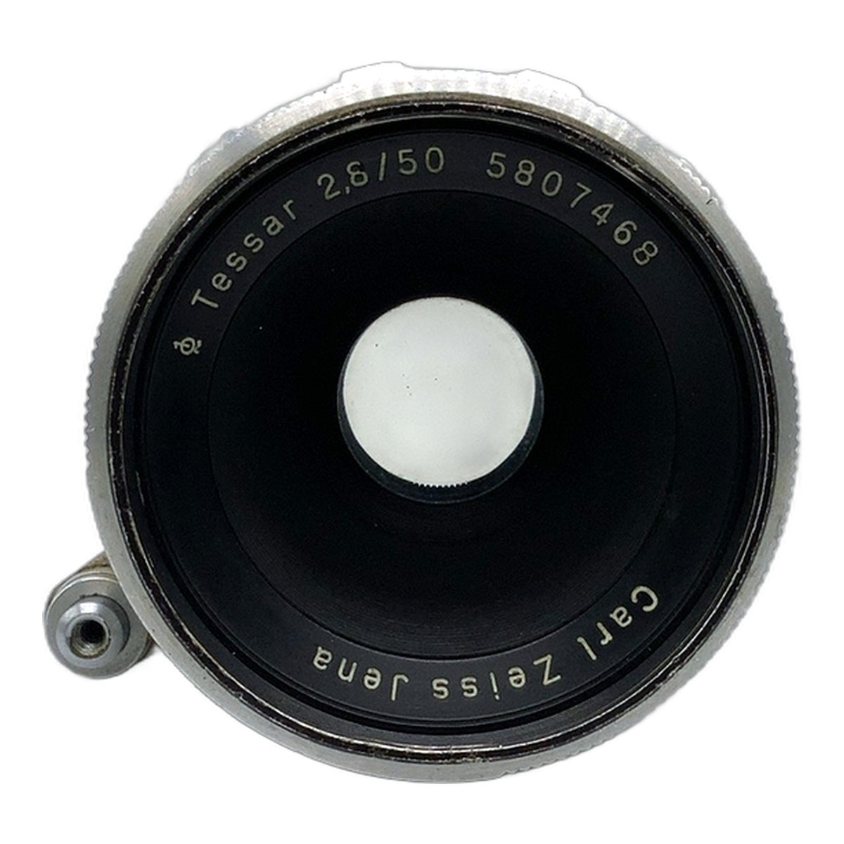 Carl Zeiss Jena Q1 Tessar 50mm 1:2.8 Objektiv Festbrennweite (EXA) Text lesen!