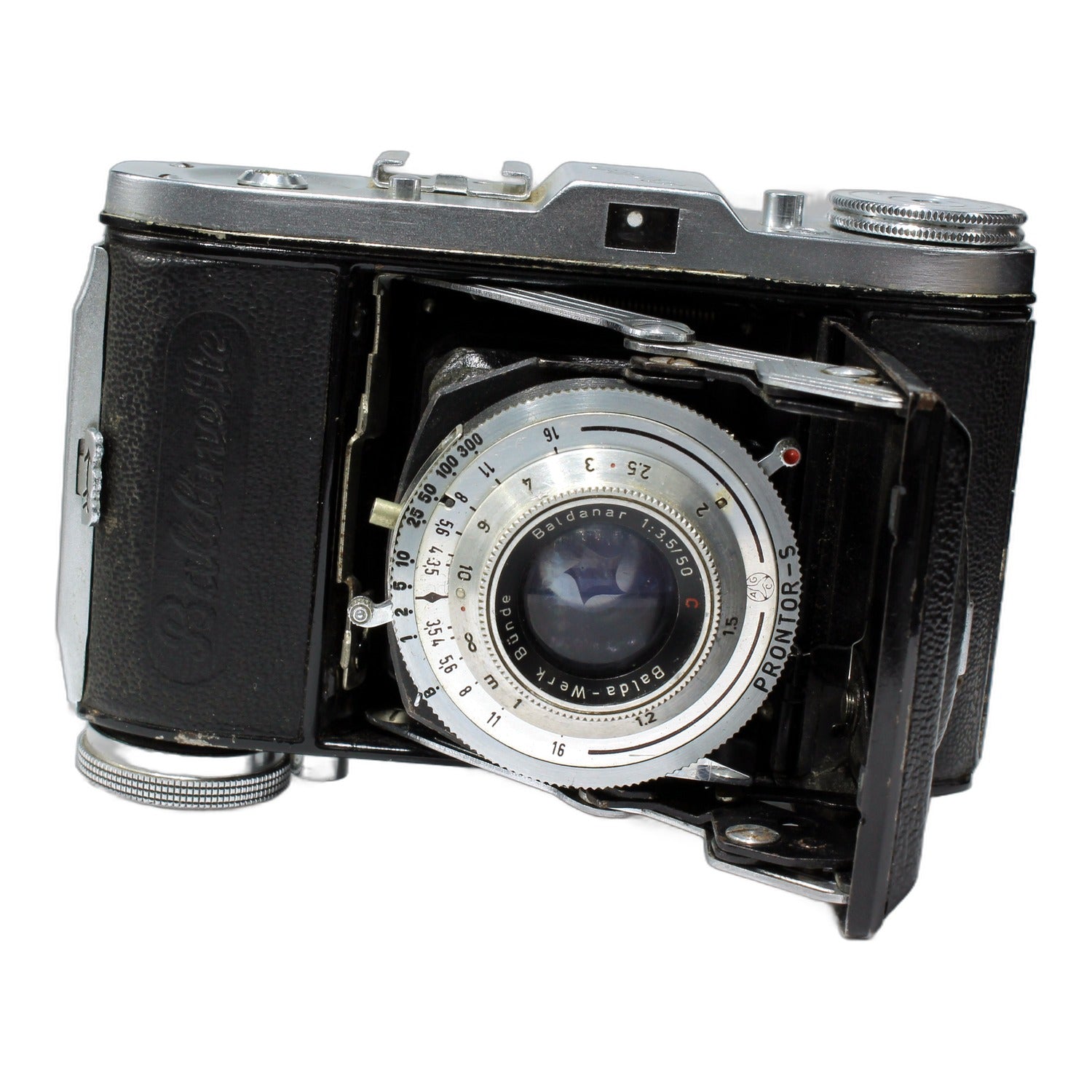 Balda Baldinette Klappkamera mit Baldanar 50mm 1:3.5 Folding Camera Balgenkamera