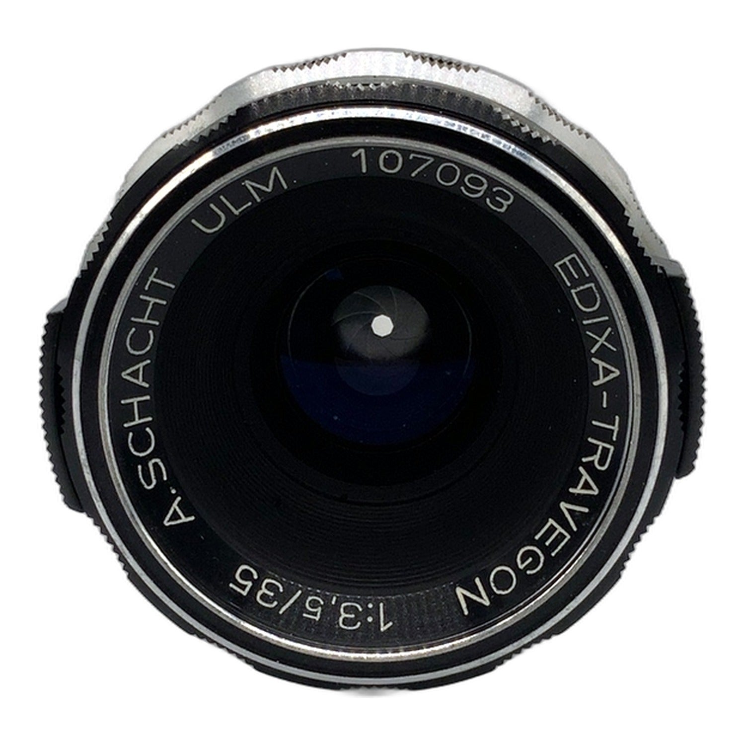 A.Schacht Ulm Edixa-Travegon 35mm 1:3.5 Objektiv Festbrennweite (M42) Pilz!