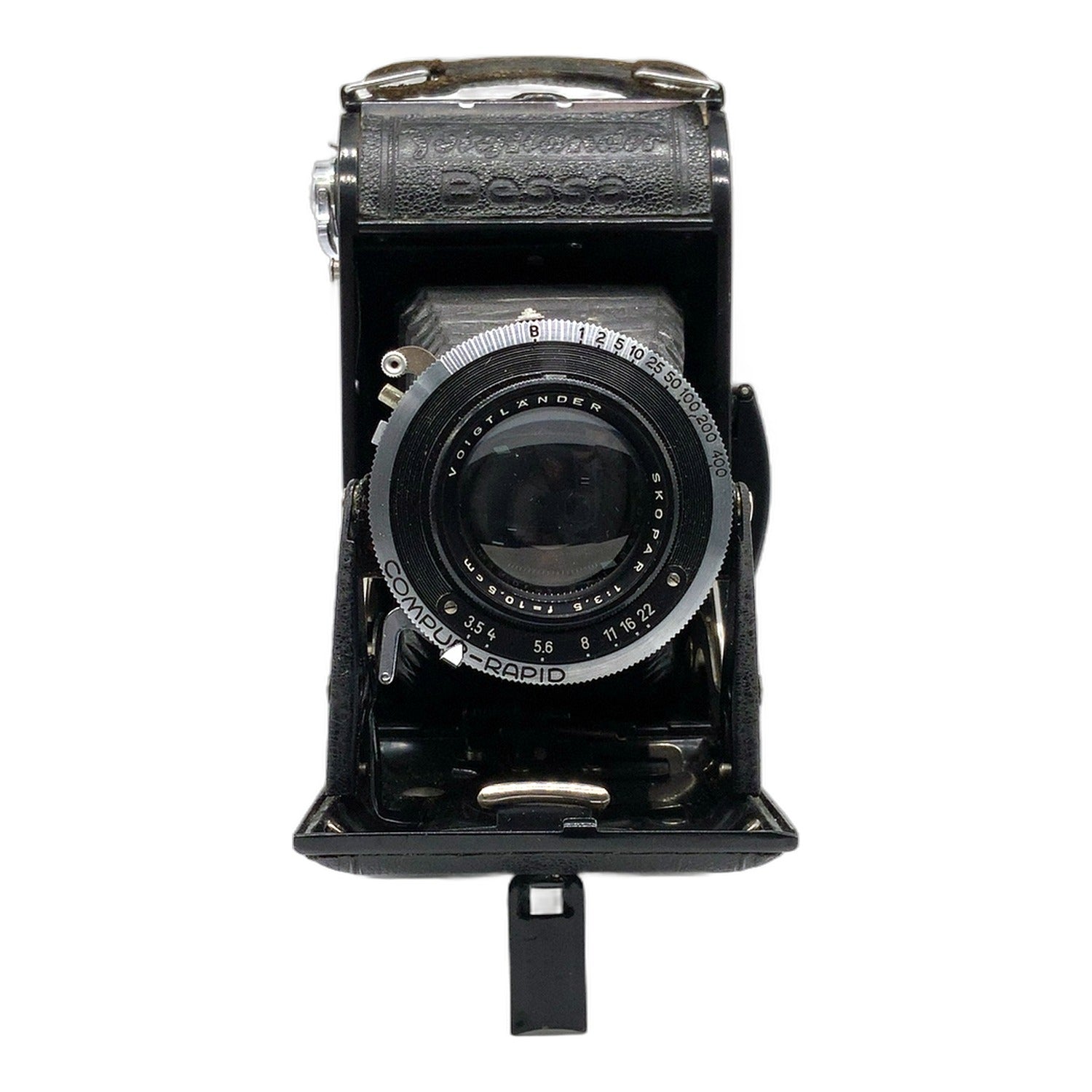 Voigtländer Bessa Klappkamera mit Skopar 10,5cm 1:3.5 Compur-Rapid Balgenkamera