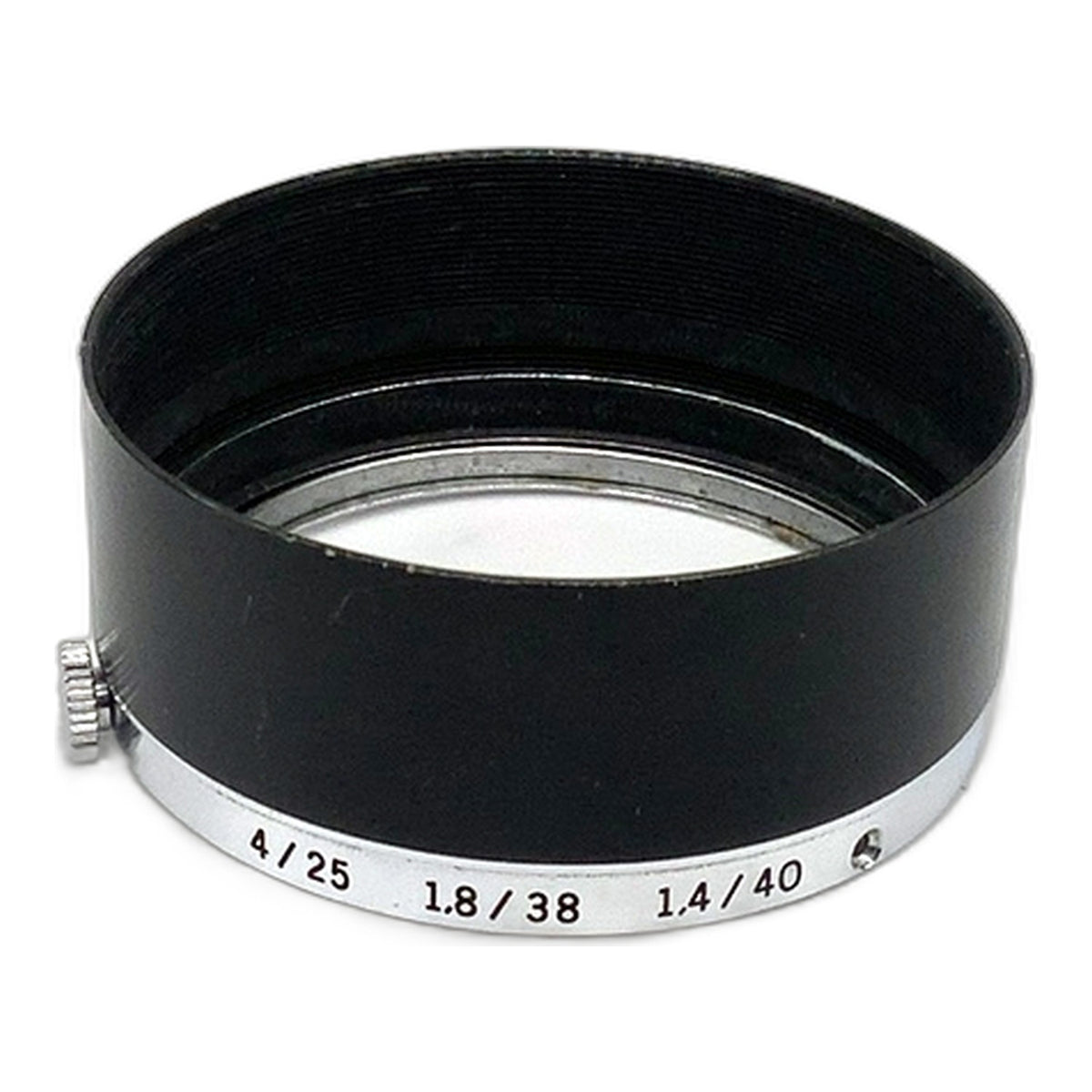Olympus 4/25 1.8/38 1.4/40 Gegenlichtblende Metall Lens Hood Streulichtblende