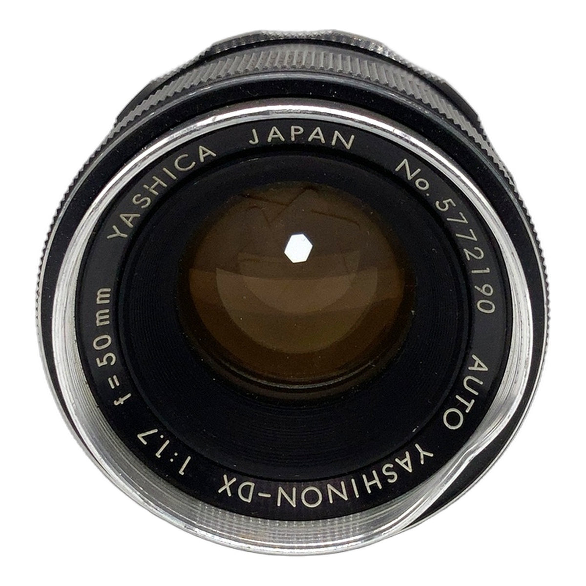 Yashica Auto Yashinon-DX 50mm 1:1.7 Objektiv Festbrennweite (M42) Text lesen!