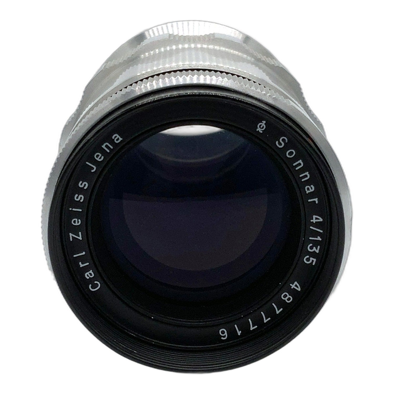 Carl Zeiss Jena Q1 Sonnar 135mm 1:4 Objektiv Festbrennweite (Praktina) Nebel!