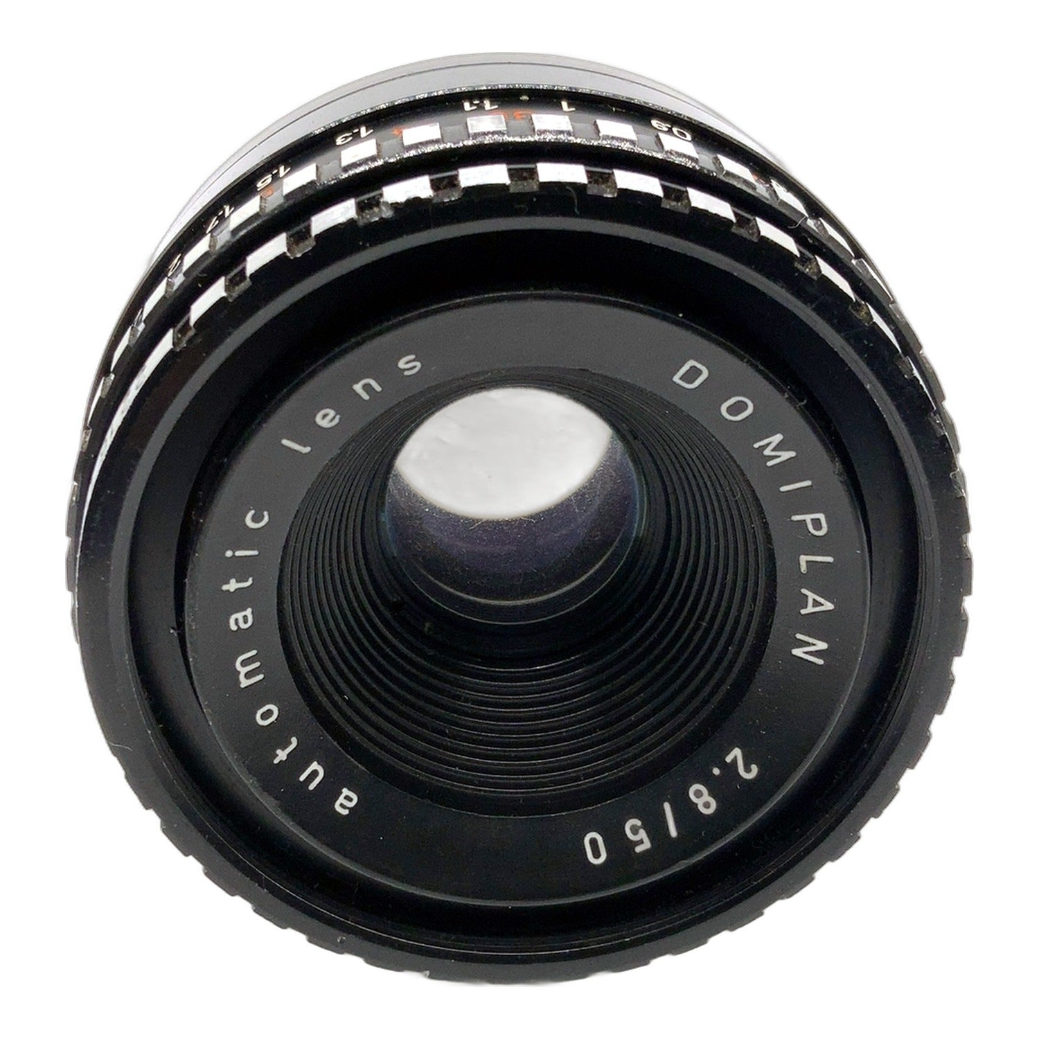 Meyer-Optik Görlitz Domiplan automatic 50mm 1:2.8 Objektiv (M42) Text lesen!