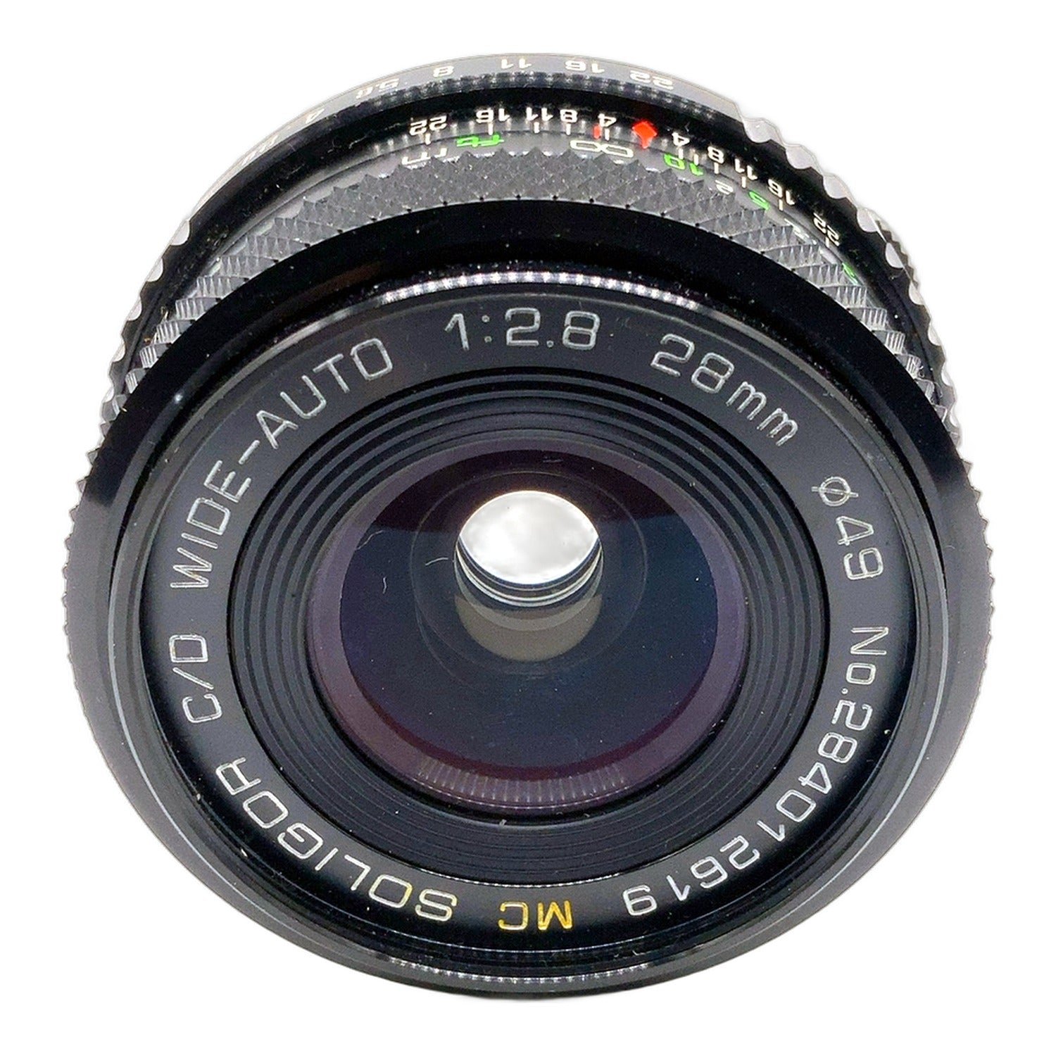 Soligor MC C/D Wide Auto 28mm 1:2.8 Objektiv manuell Festbrennweite (Olympus OM)