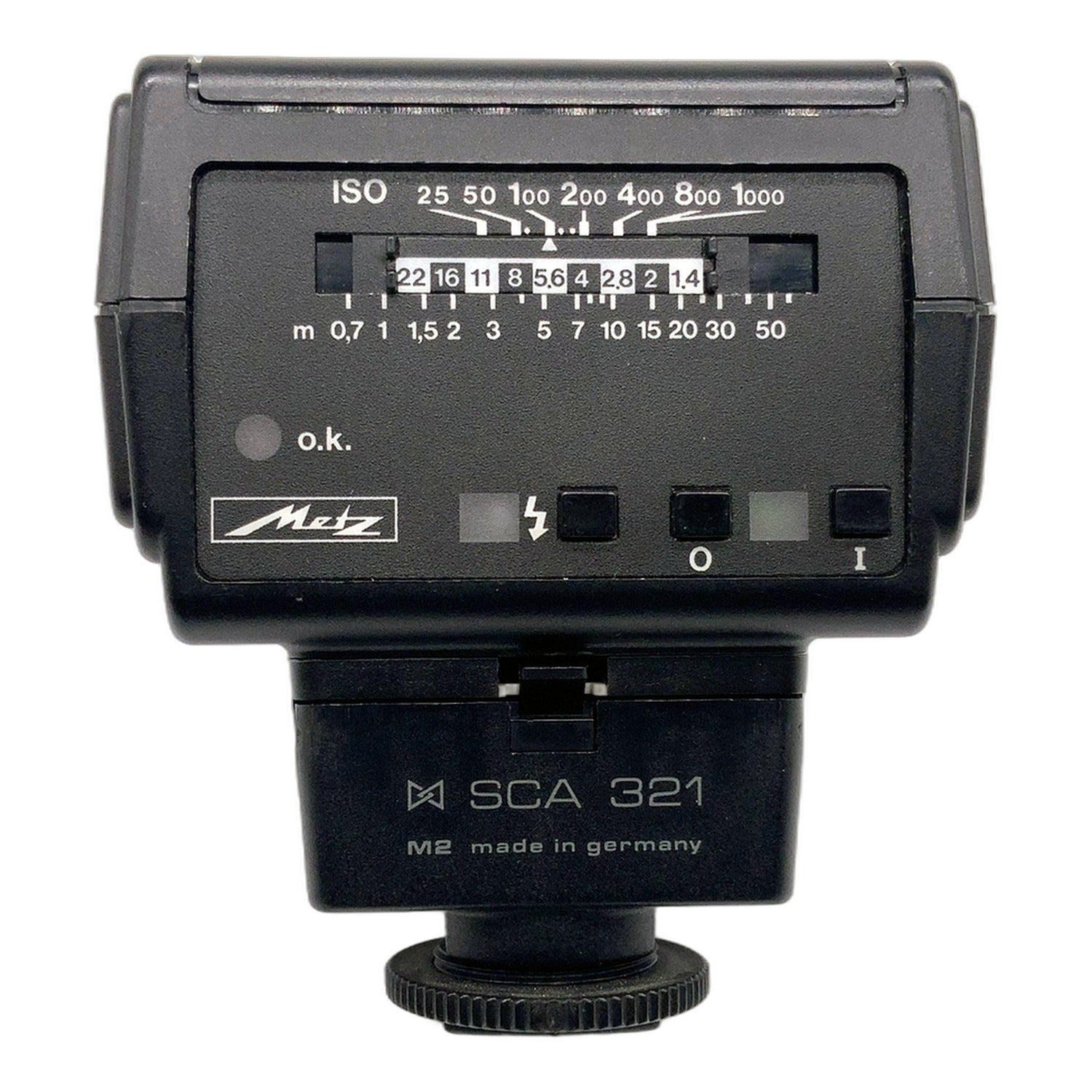 Metz 30 TTL1 mit SCA321 Blitzgerät für Olympus OM Blitz Flash