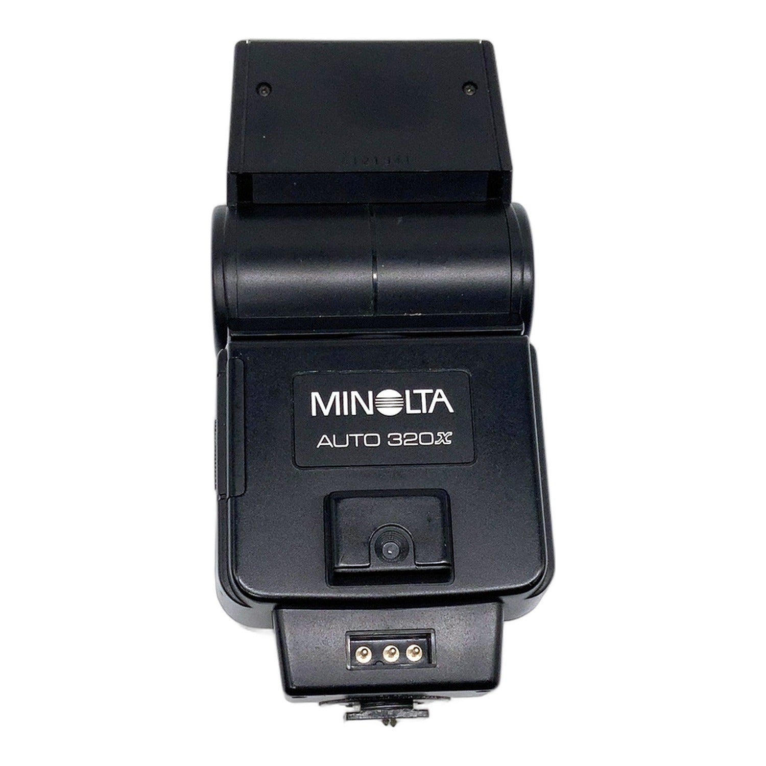 Minolta Auto 320X Blitzgerät Kamera Blitz Aufsteckblitz Flash Licht