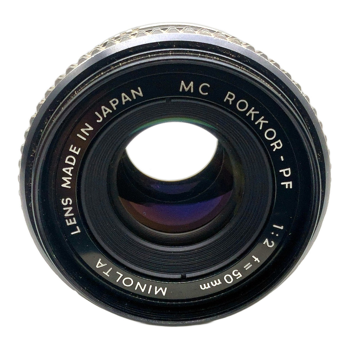 Minolta MC Rokkor-PF 50mm 1:2 Objektiv manuell Festbrennweite (Minolta MD) Pilz!