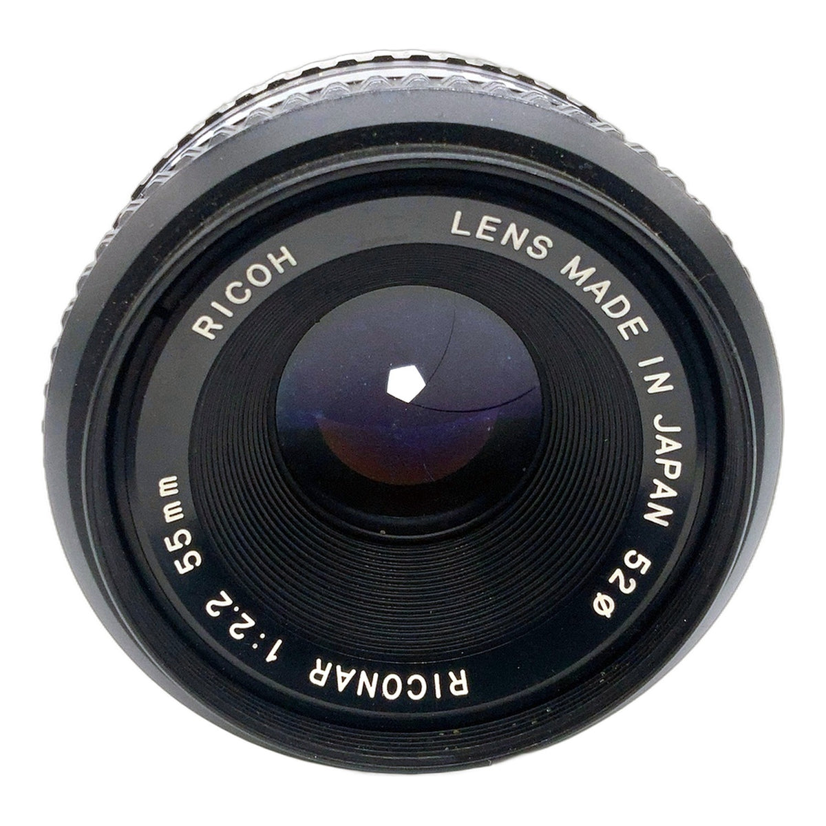 Ricoh Riconar 55mm 1:2.2 Objektiv manuell Festbrennweite (Pentax K) Pilz!