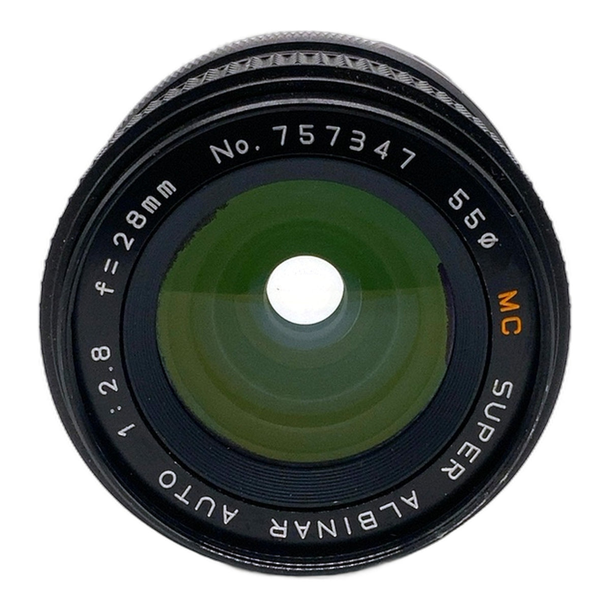 Albinar MC Super Auto 28mm 1:2.8 Festbrennweite (Minolta MD) Text lesen!