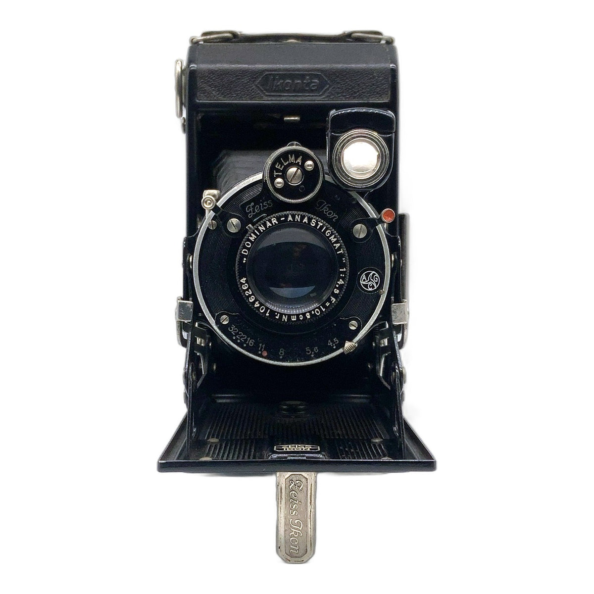 Zeiss Ikon Ikonta 520/2 Klappkamera mit Dominar-Anastigmat 10,5cm 1:4.5 Telma