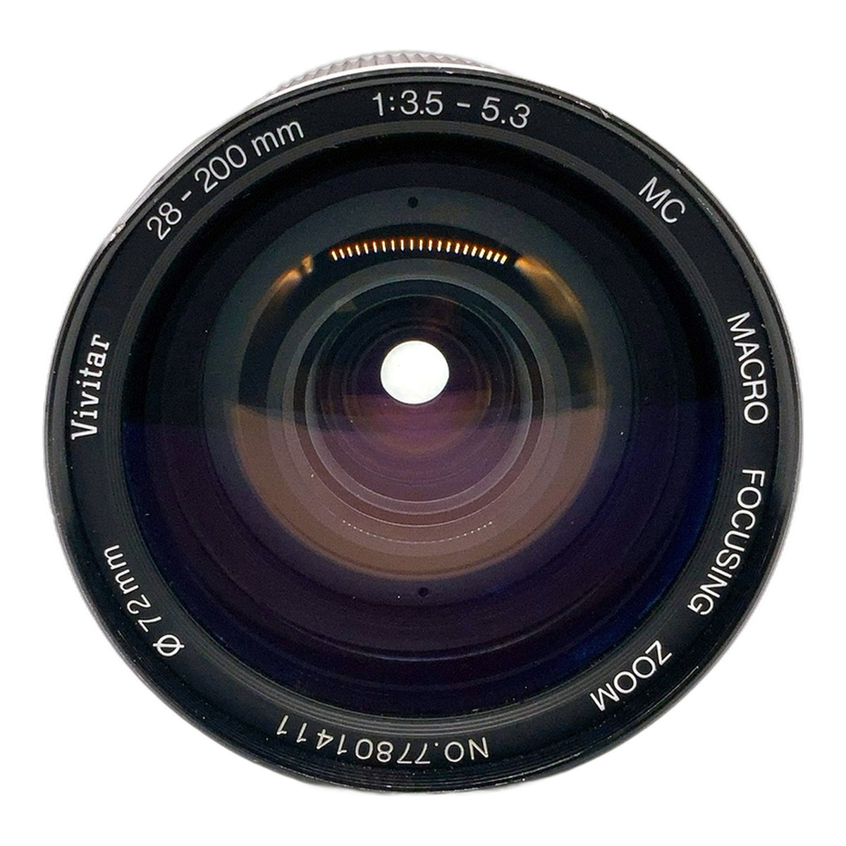 Vivitar Macro Focusing Zoom 28-200mm 1:3.5-5.3 Objektiv (Canon FD) Nebel!