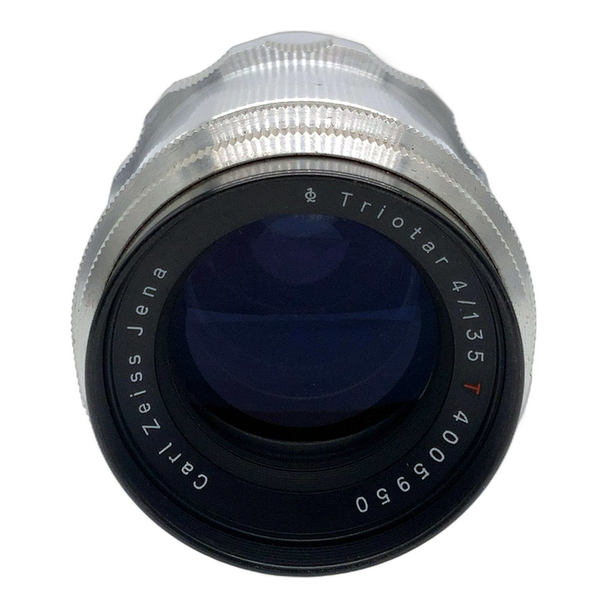 Carl Zeiss Jena Q1 Triotar red T 135mm 1:4 Objektiv manuell Festbrennweite (M42)