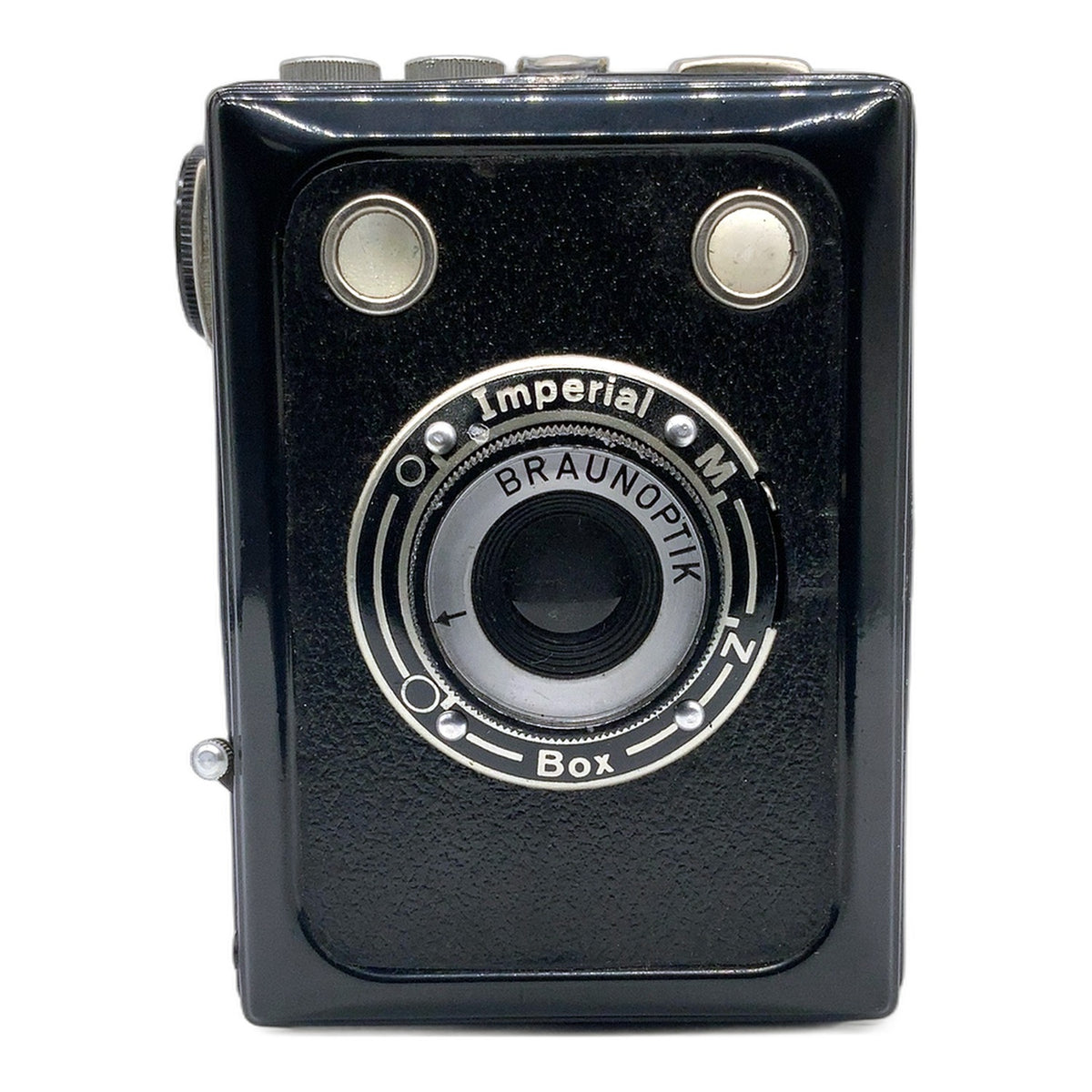Imperial Box Boxkamera mit Braunoptik Analogkamera Box Camera Kastenkamera