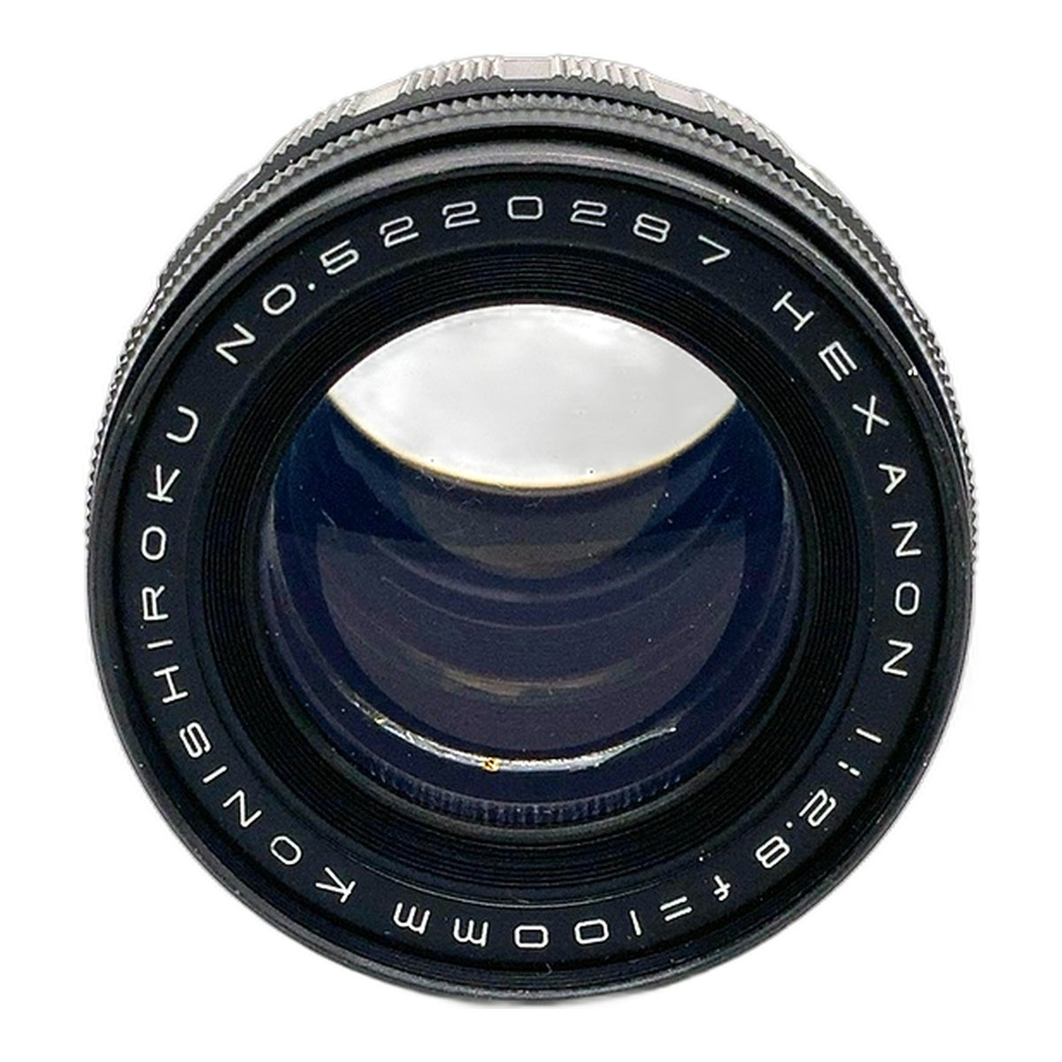 Konishiroku Hexanon 100mm 1:2.8 Objektiv manuell Festbrennweite (Konica F)
