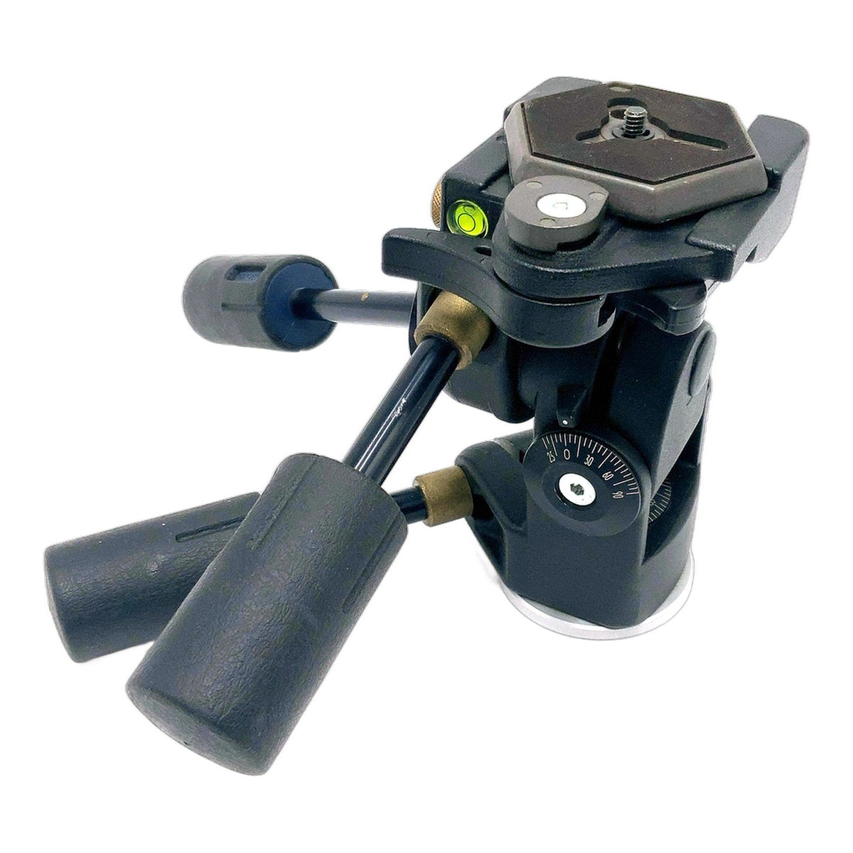 Manfrotto 229 Stativkopf mit Schnellwechselplatte Stativkopf Schwarz