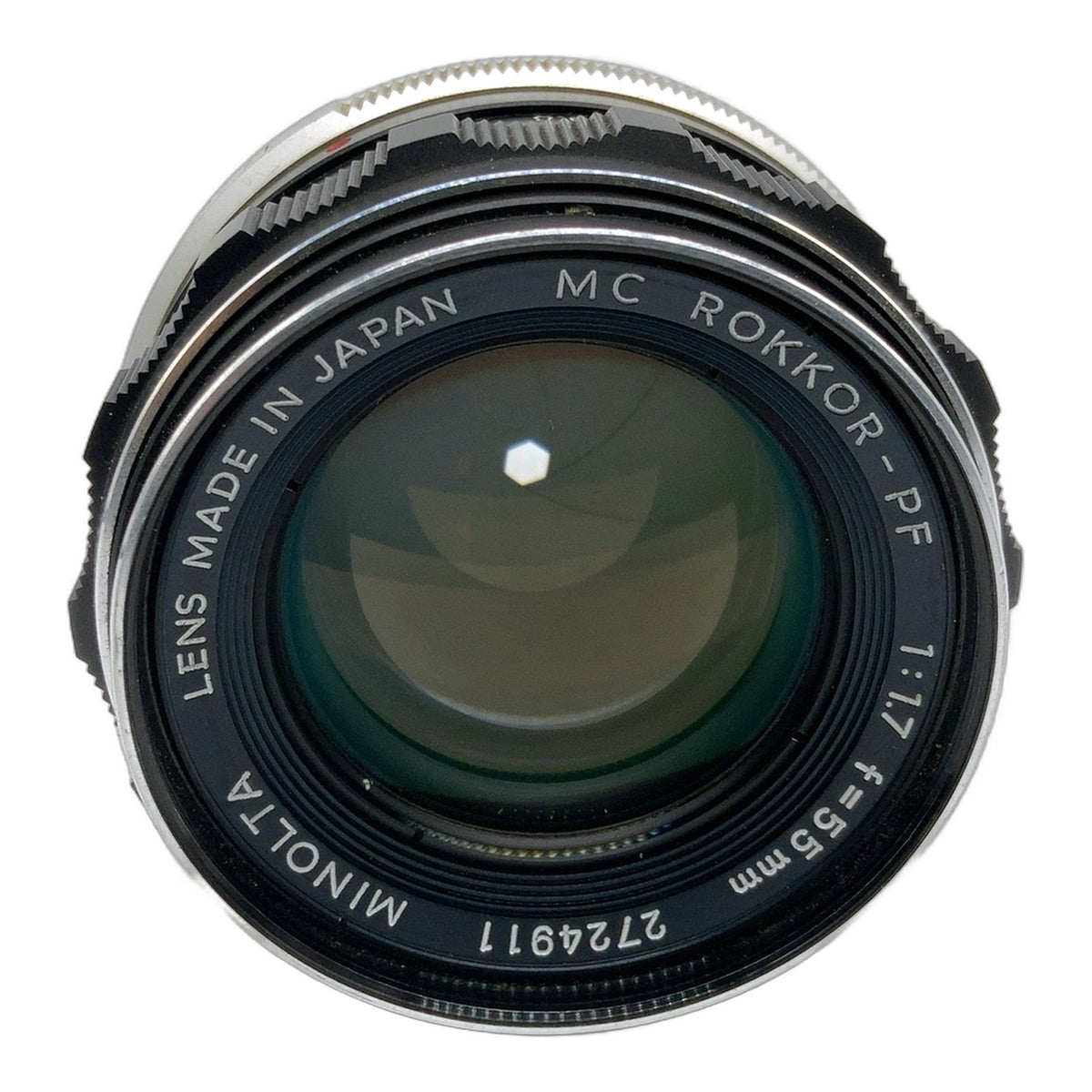 Minolta MC Rokkor-PF 55mm 1:1.7 Objektiv manuell Festbrennweite (Minolta MD)
