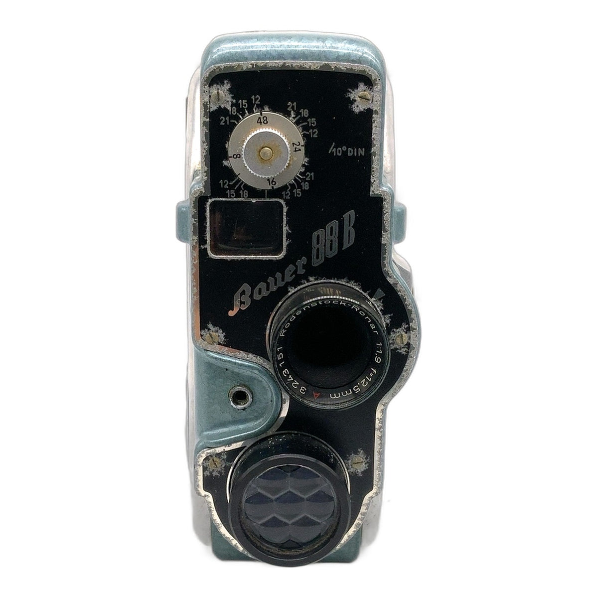 Bauer 88B Filmkamera mit Rodenstock Ronar 1:1.9 f=12,5mm red A Movie Camera