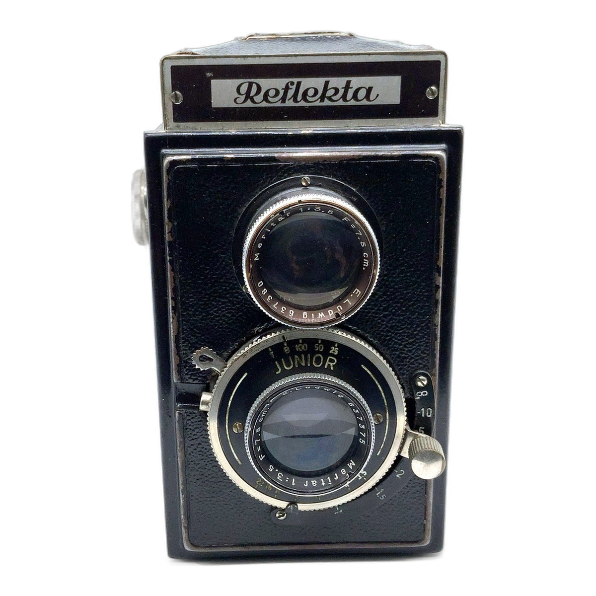 Welta Reflekta TLR mit E. Ludwig Meritar 7,5cm 1:3,5 zweiäugige Kamera