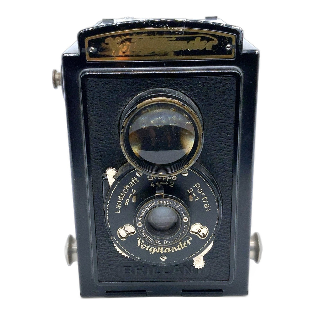 Voigtländer Brillant TLR mit Anastigmat Voigtar 1:9 F=7.5cm zweiäugige Kamera