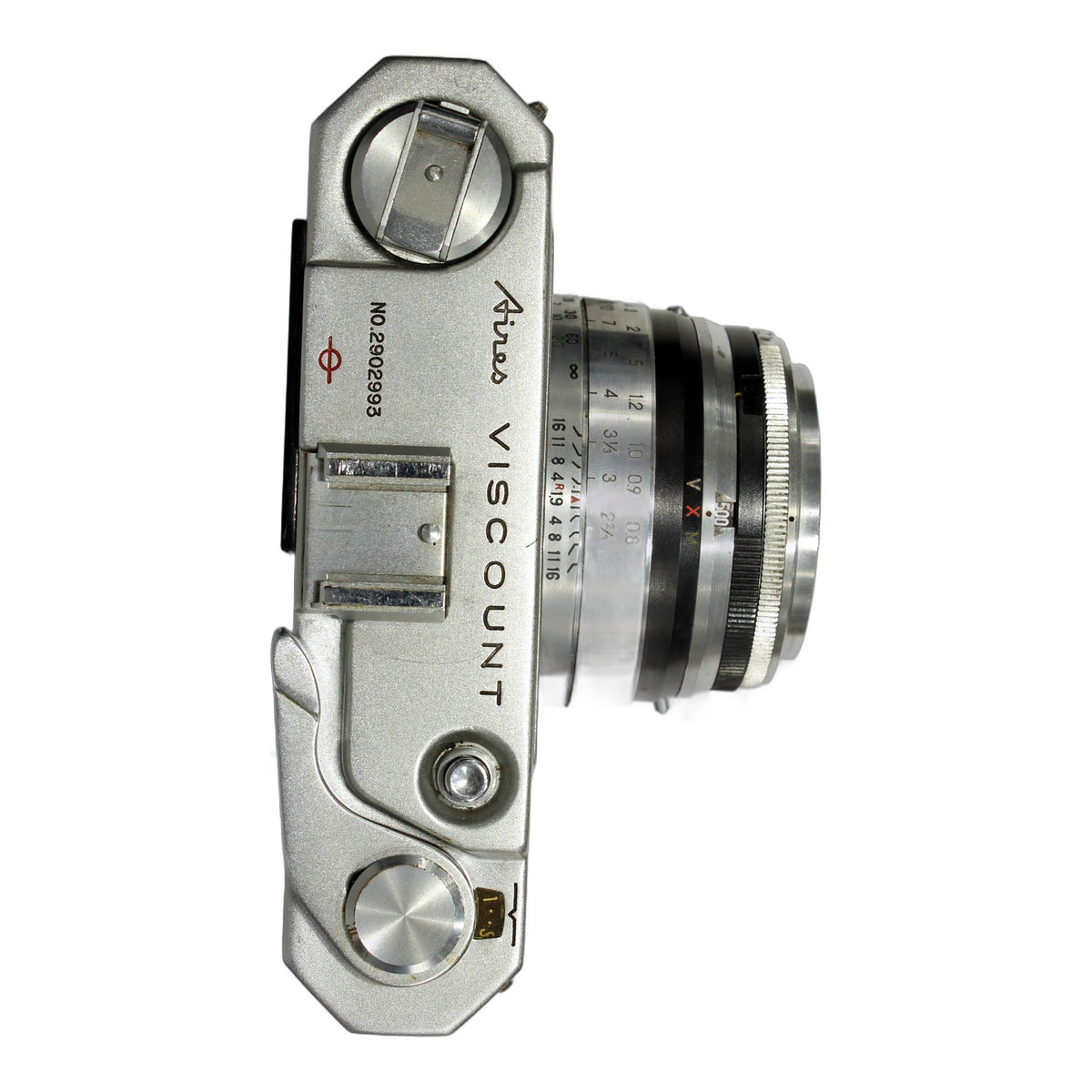 Aires Viscount Sucherkamera mit H Coral 4,5cm 1:1.9 Viewfinder Camera