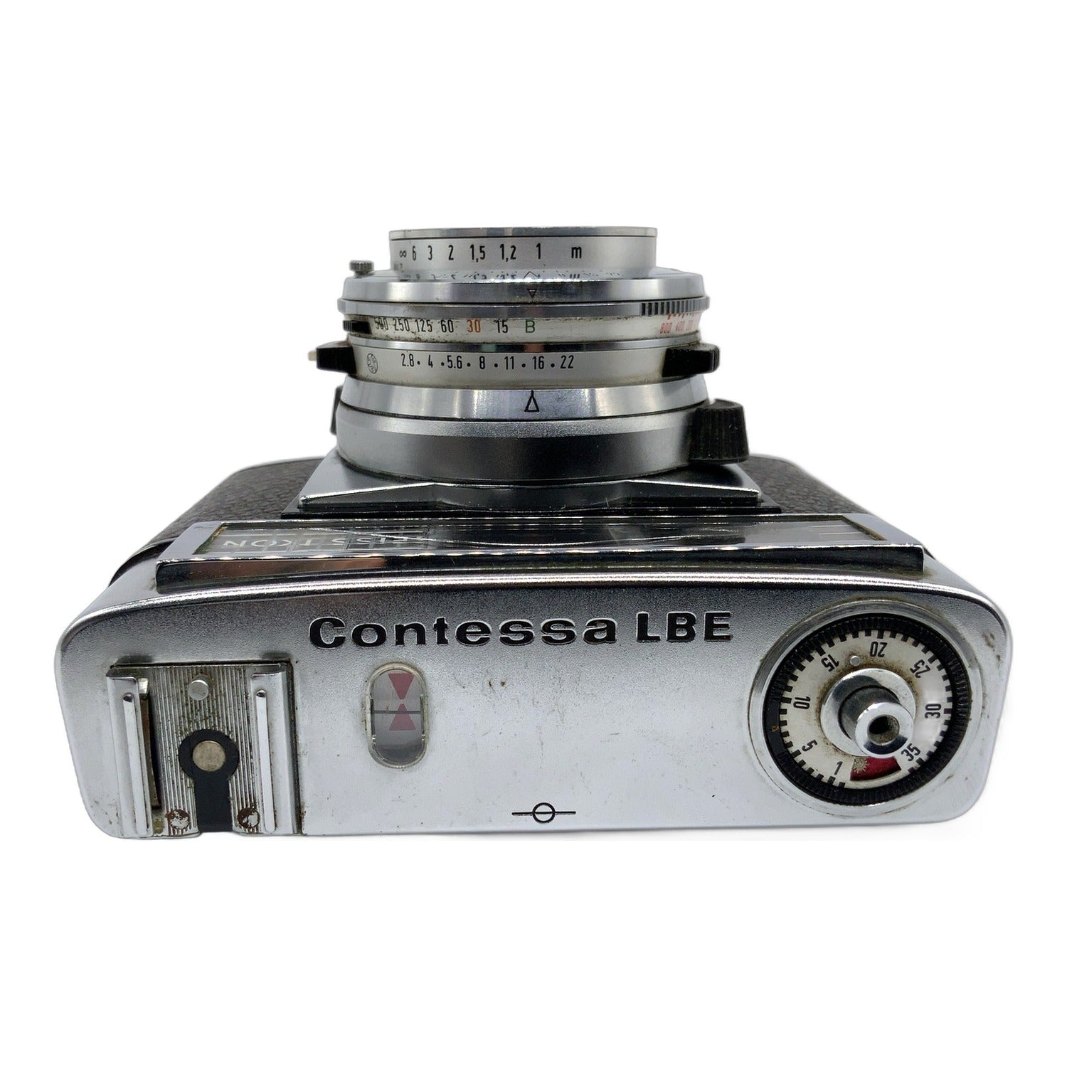 Zeiss Ikon Contessa LBE Messsucherkamera mit Tessar 2,8 50mm Prontor 500 LK
