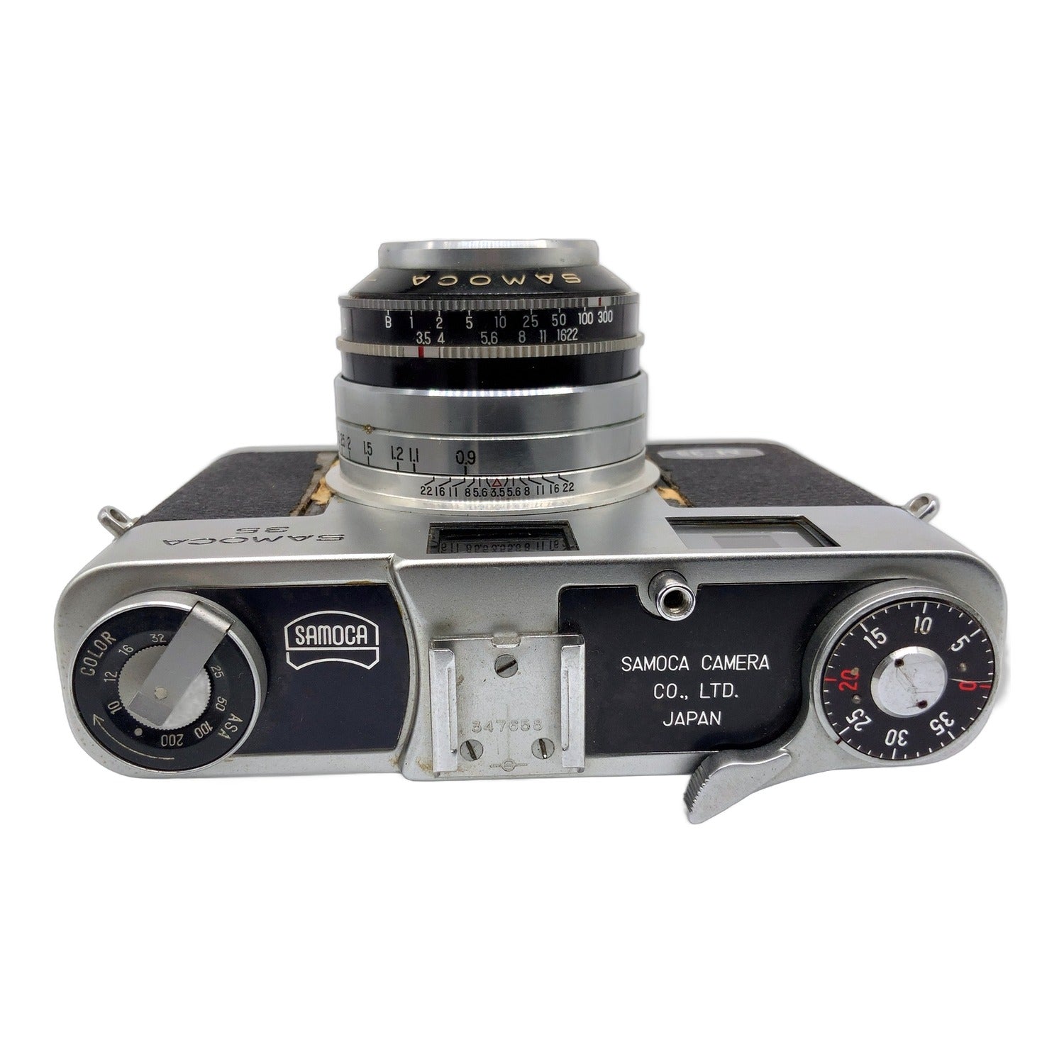 Samoca Model M-35 Messsucherkamera mit Ezumar 50mm 1:3.5 Synchro