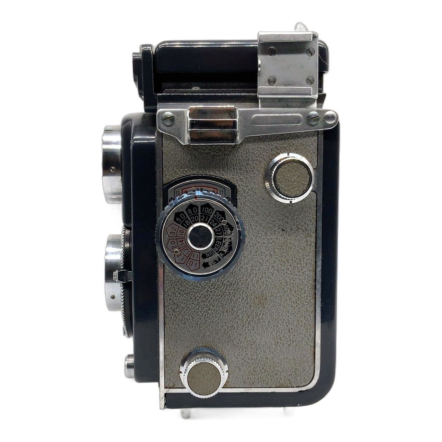 Yashica 44A TLR mit Yashicor 60mm 1:3.5 4x4 Twin Lens Reflex zweiäugige Kamera