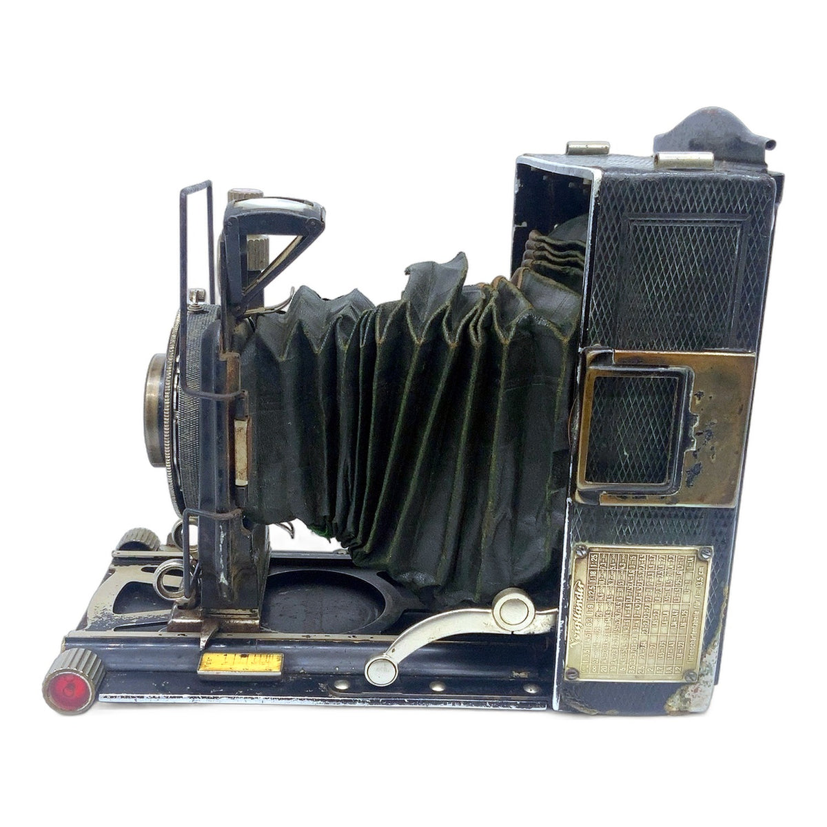 Voigtländer Bergheil Plattenkamera mit Heliar 13,5cm 1:4.5 Compur Plate Camera