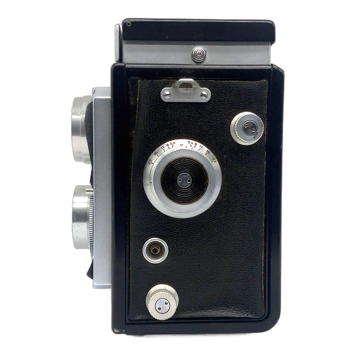 Welta Weltaflex TLR mit Meyer Optik Trioplan 1:3.5/75mm red V Vebur