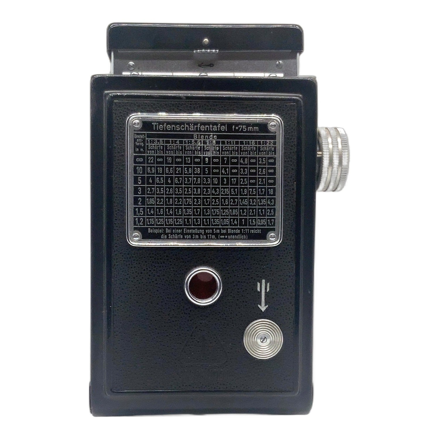 Welta Reflekta II TLR mit E.Ludwig Meritar red V 1:3.5 f=75mm zweiäugige Kamera