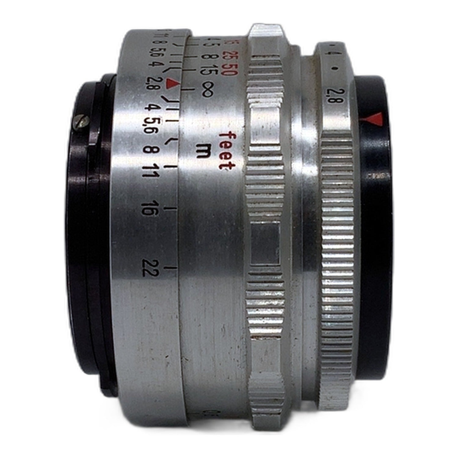 Carl Zeiss Jena Q1 Tessar 50mm 1:2.8 Objektiv manuell Festbrennweite (Altix)