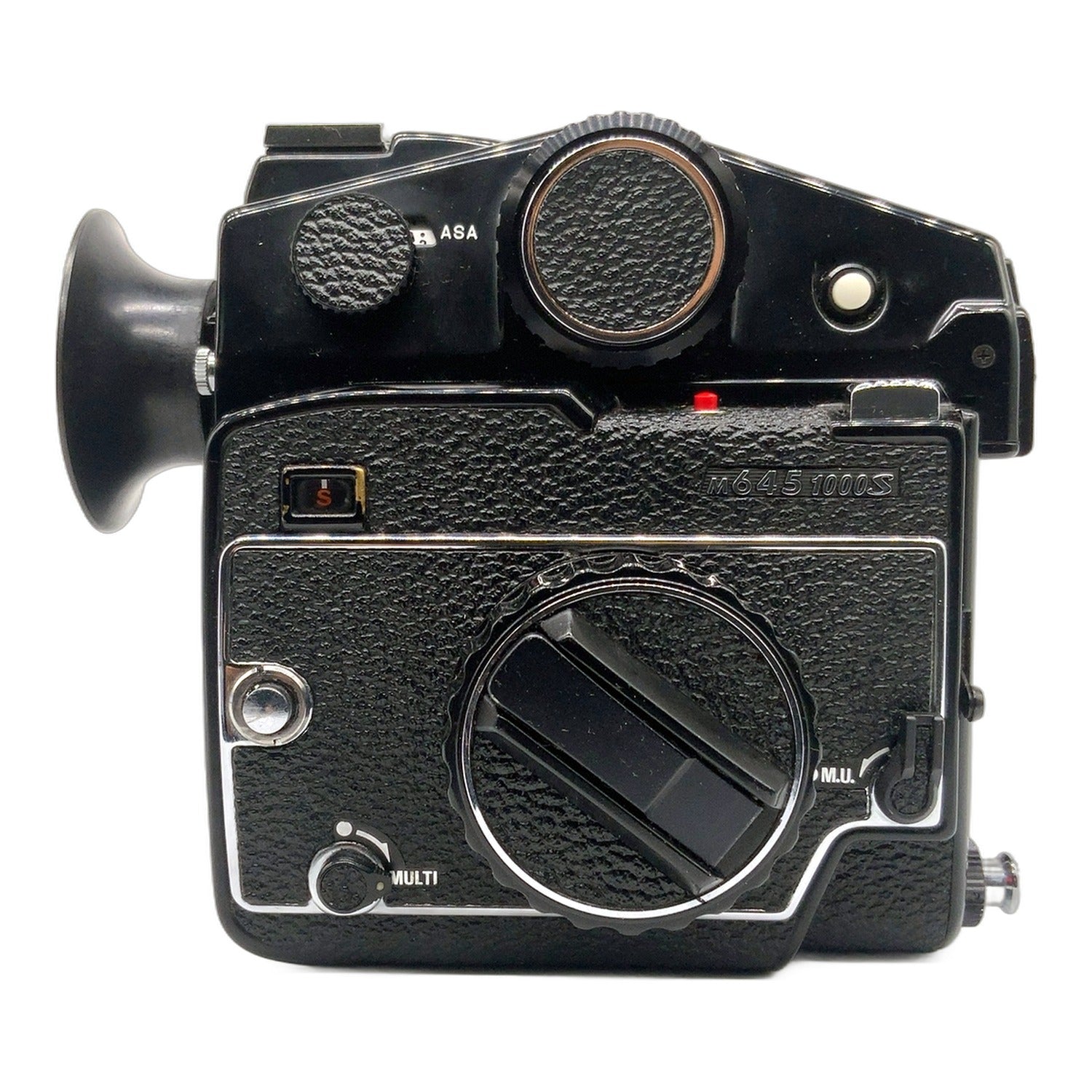 Mamiya M645 1000S Mittelformatkamera (M645 Bajonett) mit Prismensucher PD