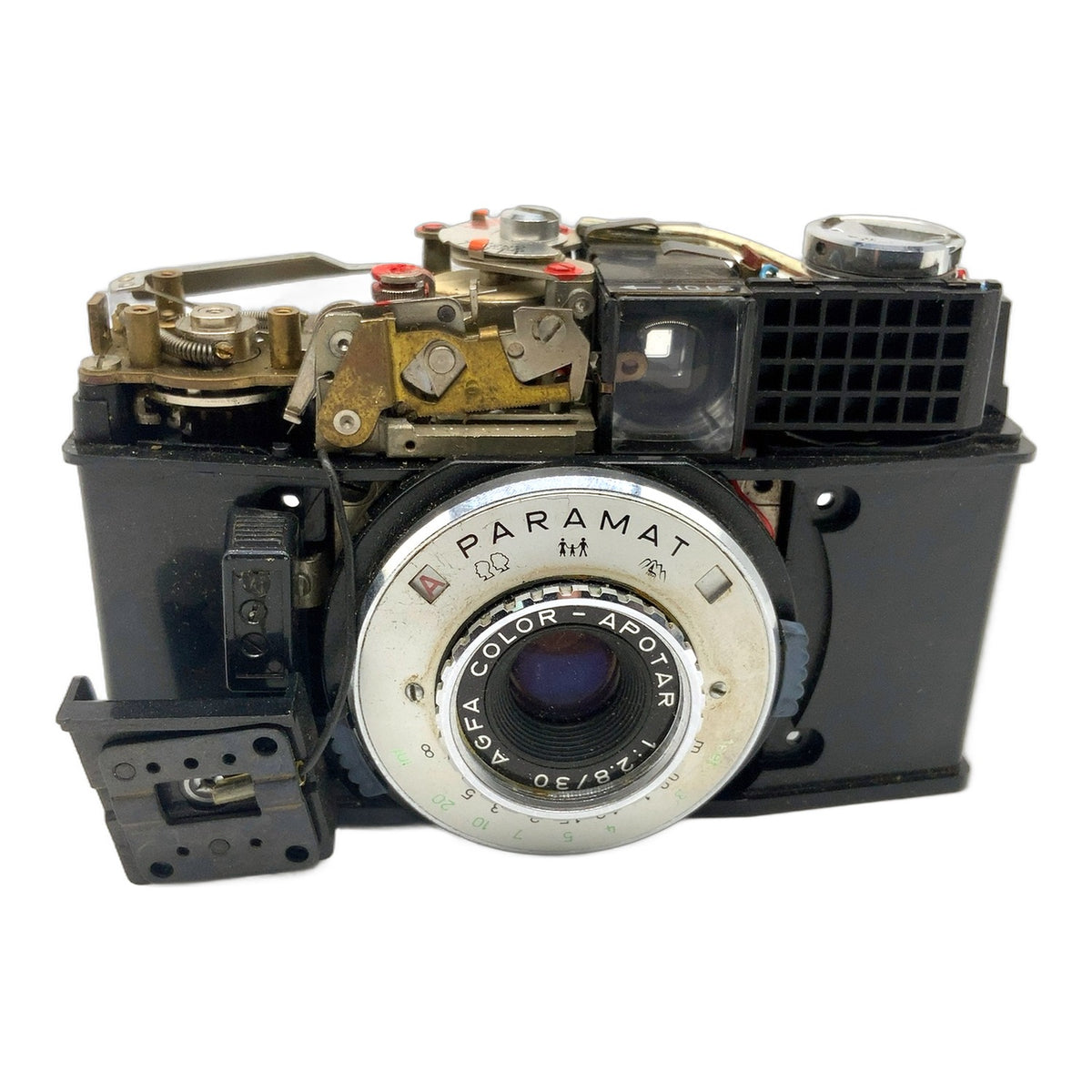 Agfa Paramat viewfinder camera with Color-Apotar 1:2.8/30 compact camera analog camera
