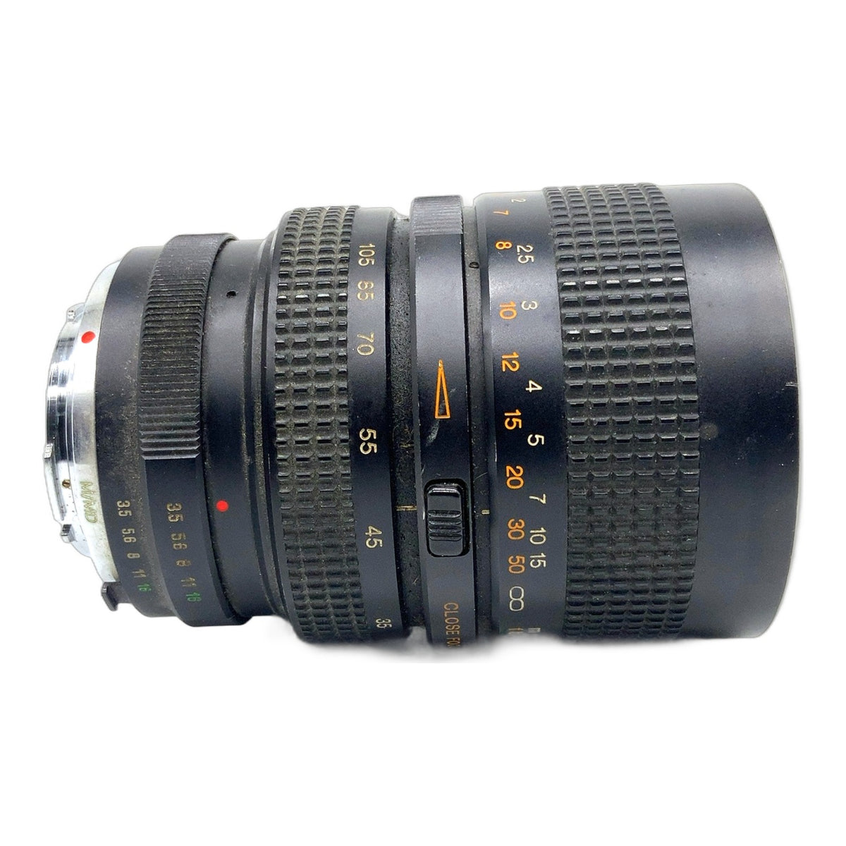 Tokina RMC Close Focusing Zoom 35-105mm 1:3.5 Objektiv Zoomobjektiv (Minolta MD)