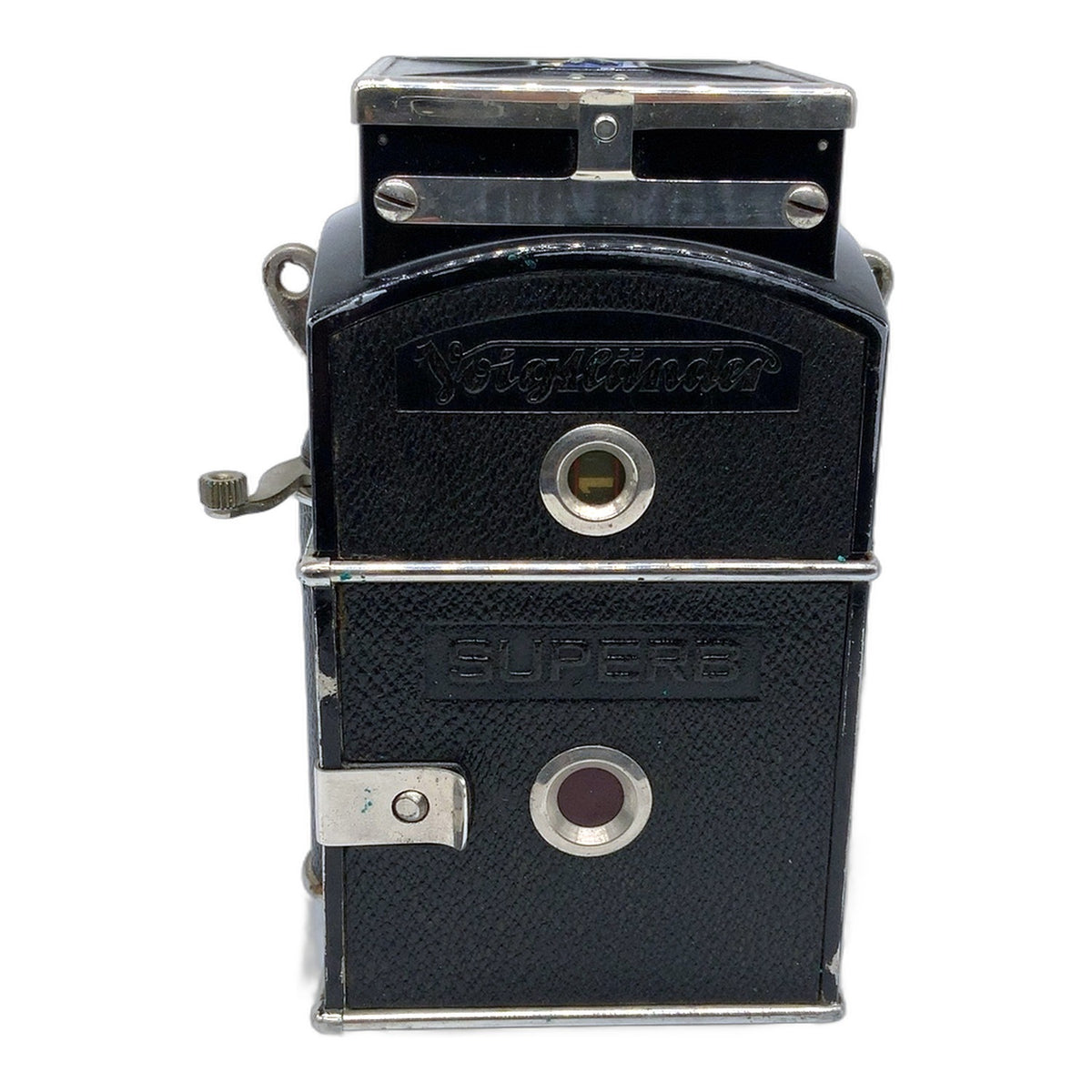 Voigtländer Superb TLR mit Anastigmat Skopar 7,5cm 1:3.5 Kratzer am Objektiv