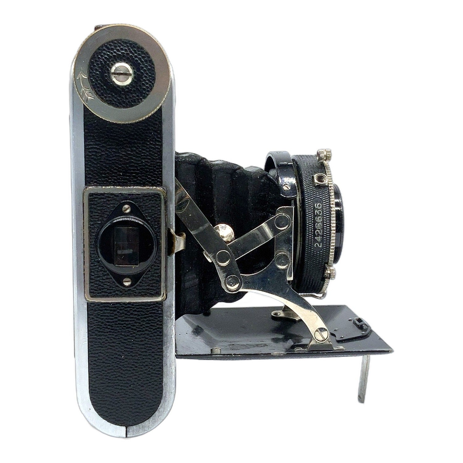 Ihagee Klappkamera mit Ihagee-Anastigmat 7cm 1:3.5 Compur Balgenkamera