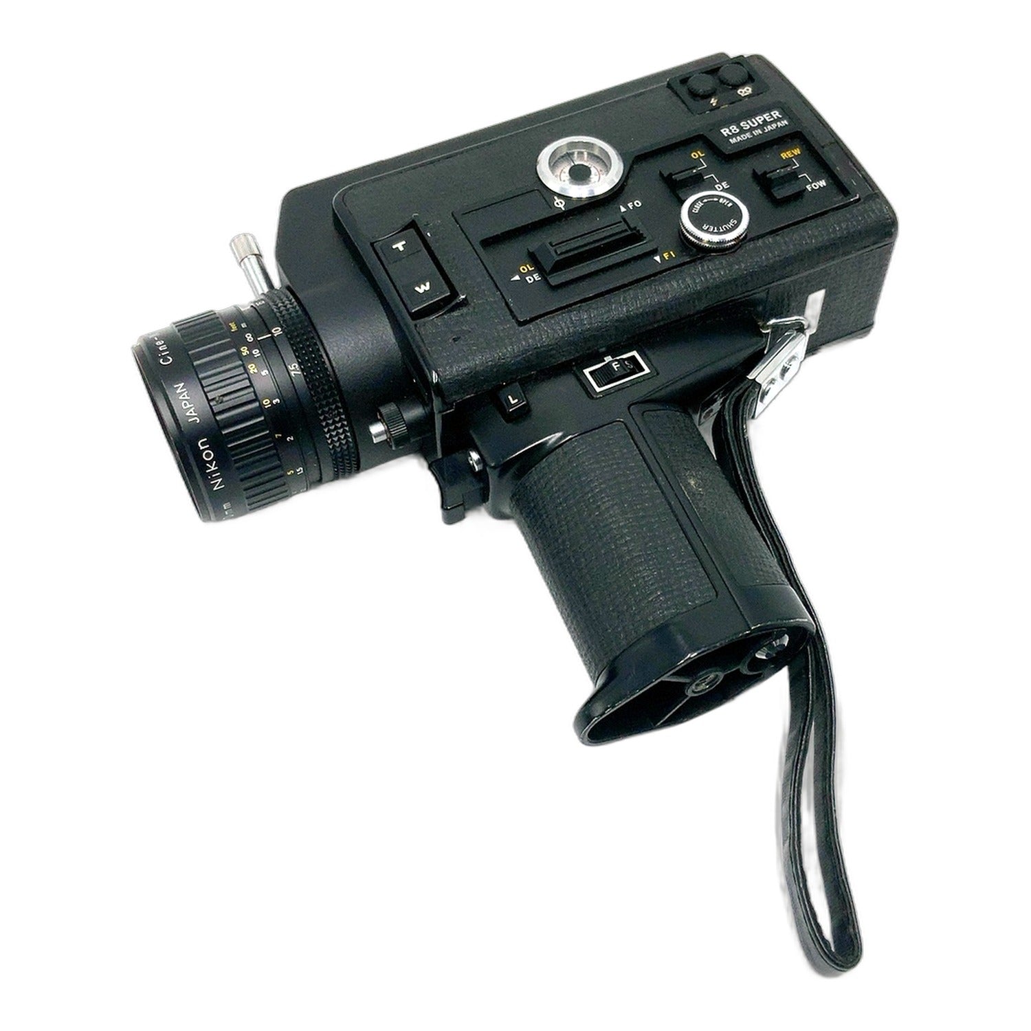 Nikon R8 Super Filmkamera mit Cine-Nikkor Zoom-C Macro 7,5-60mm 1:1.8 Super 8