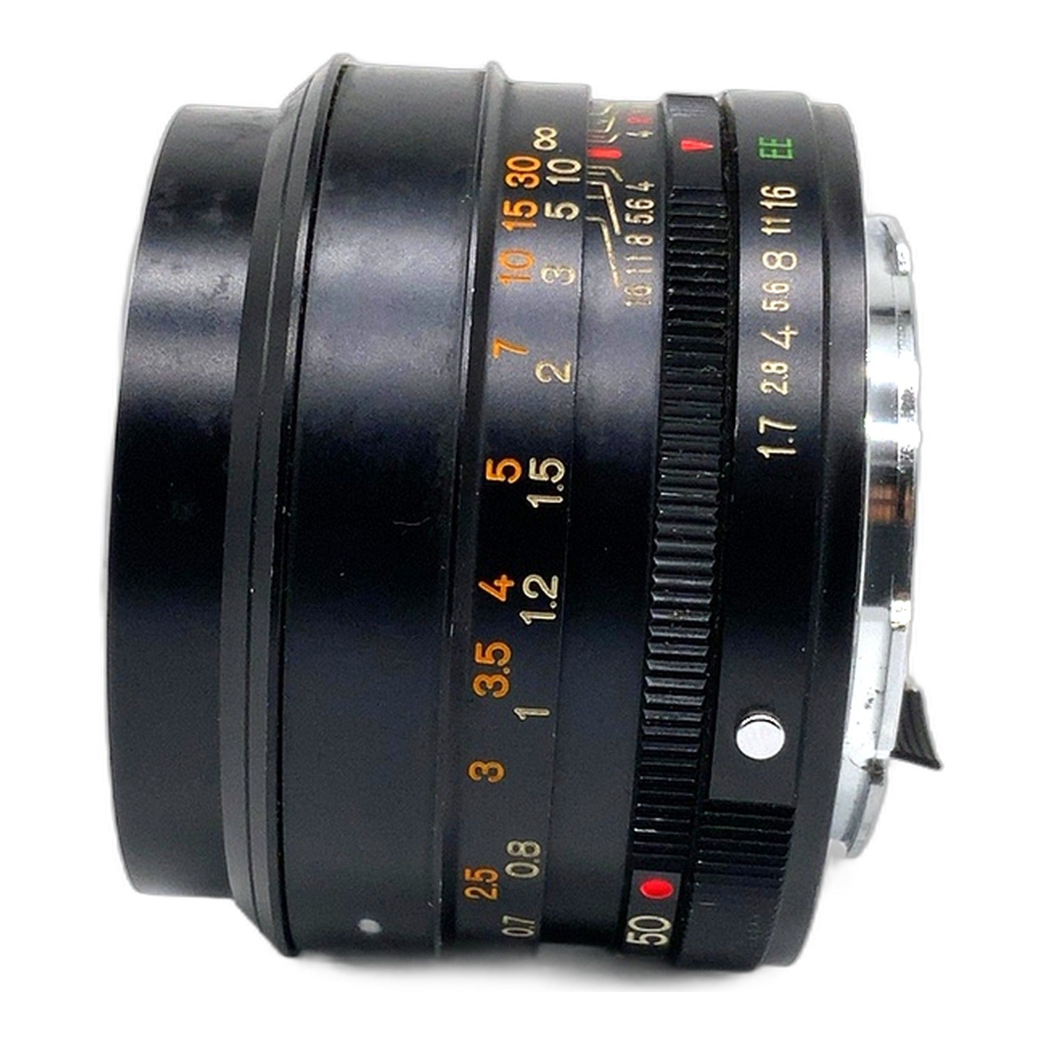 Konica Hexanon AR 50mm 1:1.7 Objektiv manuell Festbrennweite (Konica AR) Pilz!