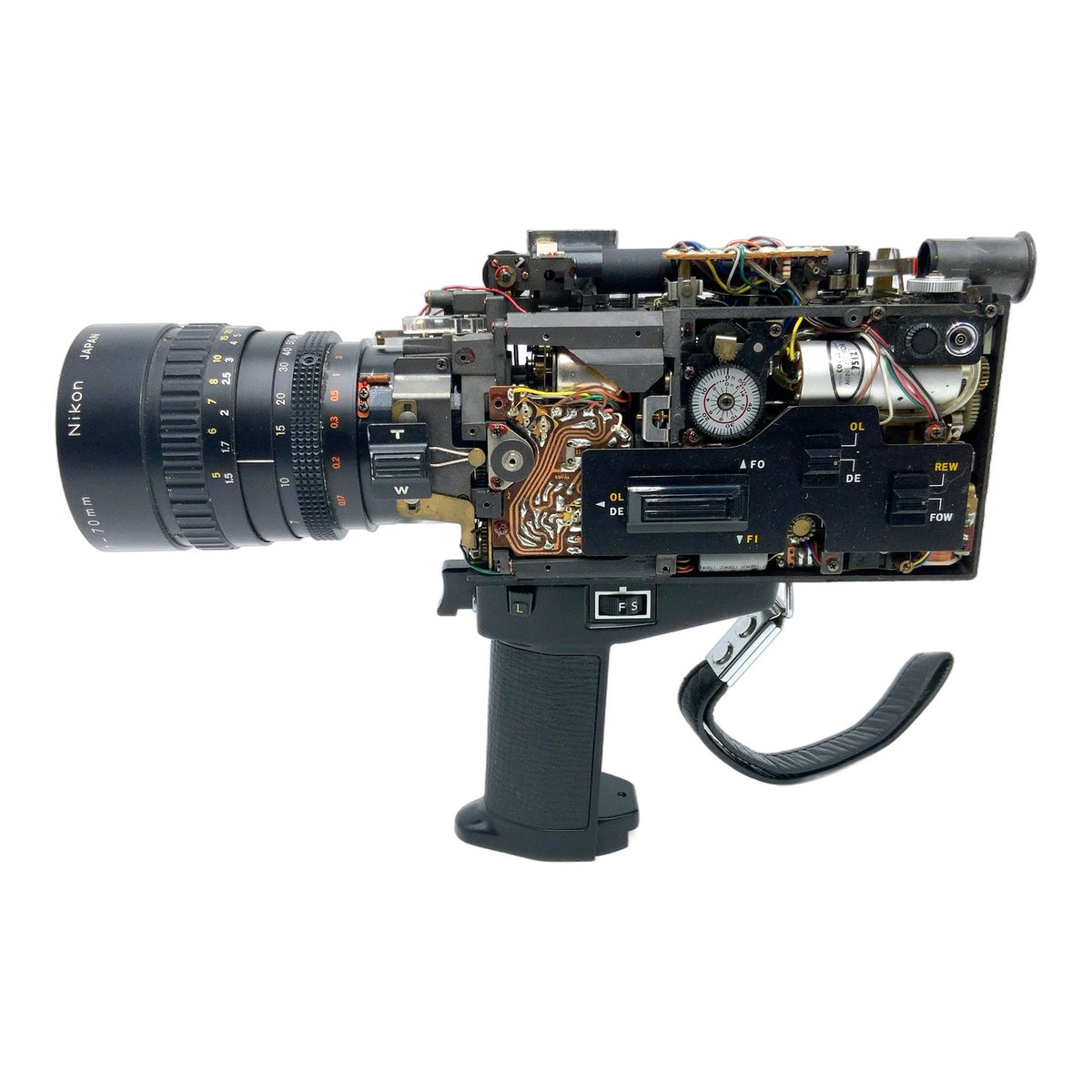Nikon R10 Super Filmkamera mit Cine-Nikkor Zoom-C Macro 7-70mm 1:1.4