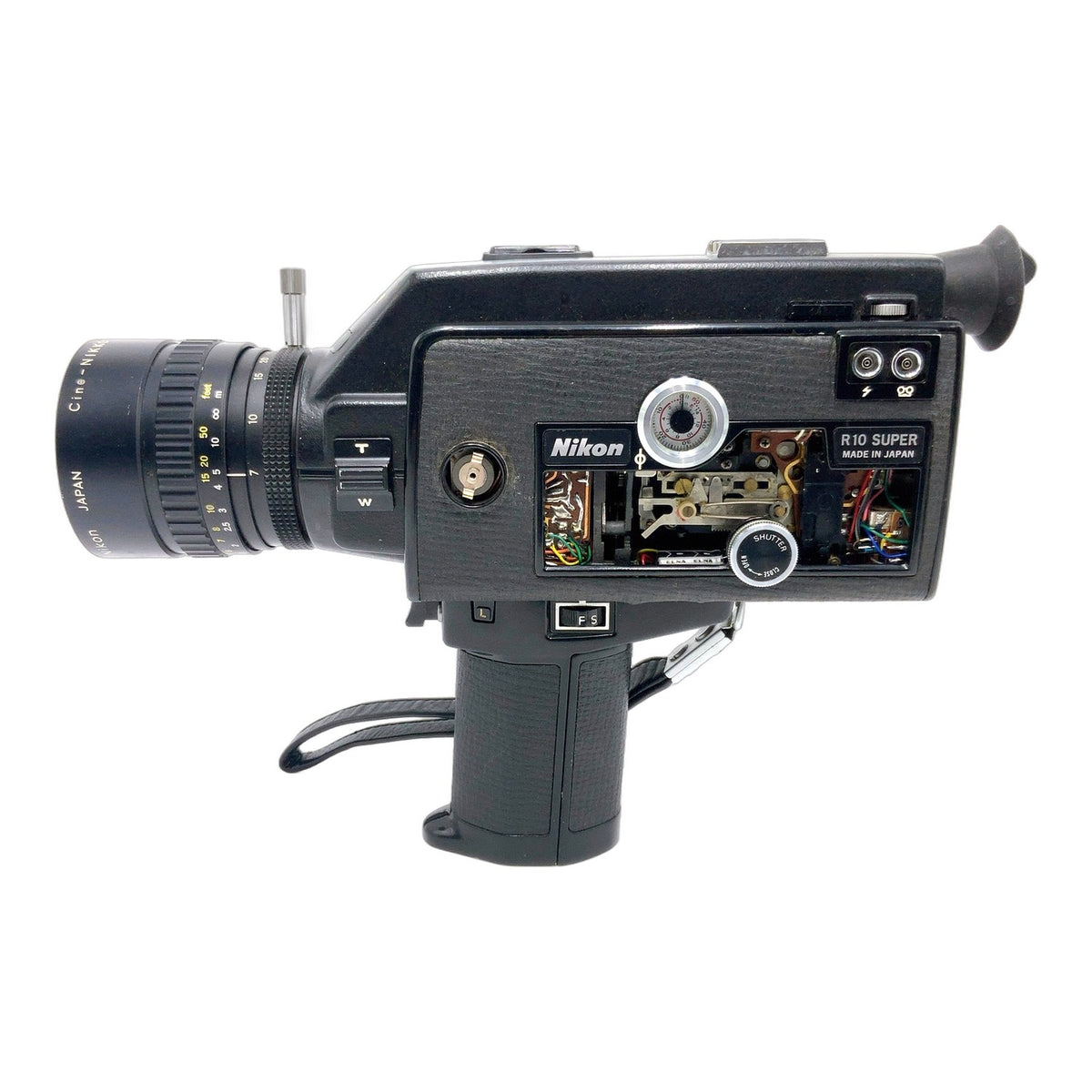 Nikon R10 Super Filmkamera mit Cine-Nikkor Zoom-C Macro 7-70mm 1:1.4