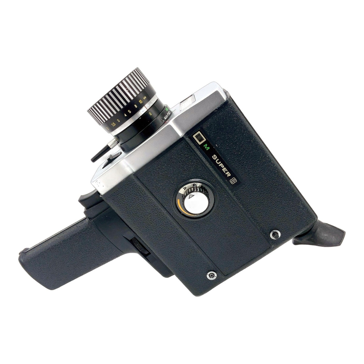 Omo Lomo 215 M Super 8 Filmkamera mit Agate-14 9-27mm 1:2.8 mit Tasche