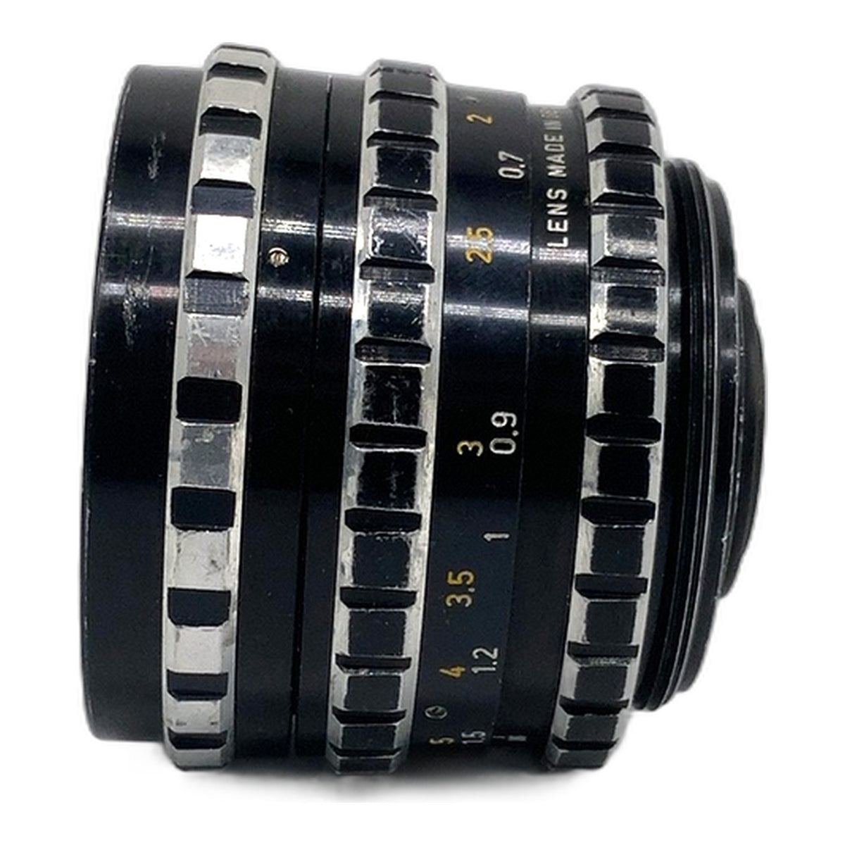 Isco-Göttingen Westron 35mm 1:3.5 Objektiv Zebra manuell Festbrennweite (M42)