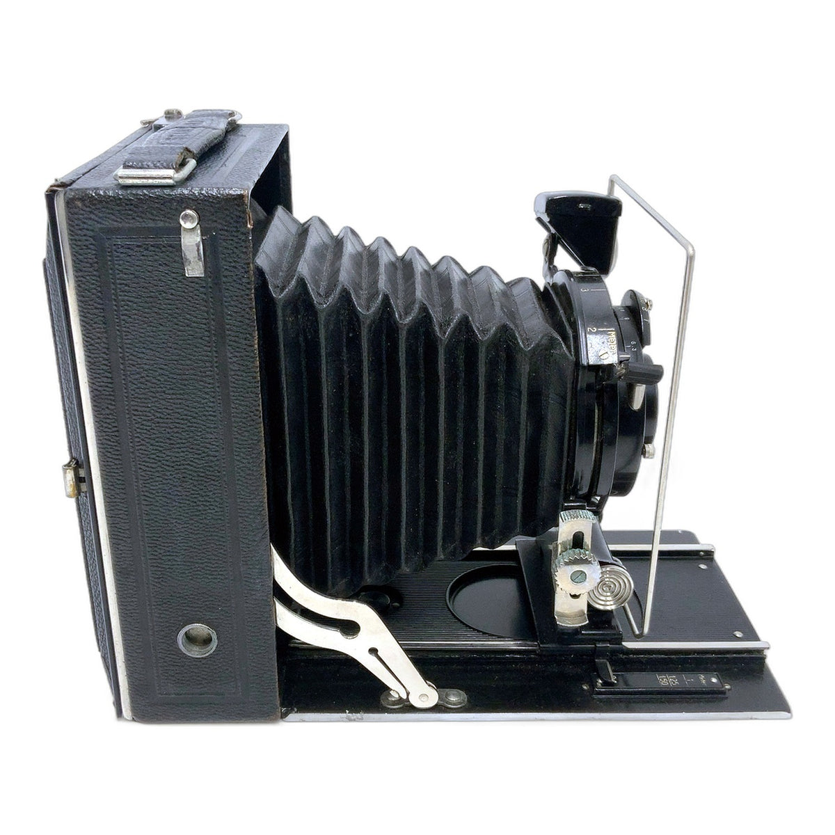 Agfa Standard Plattenkamera Anastigmat 13,5cm 1:6.3 mit 2 Kassettenschieber+Case