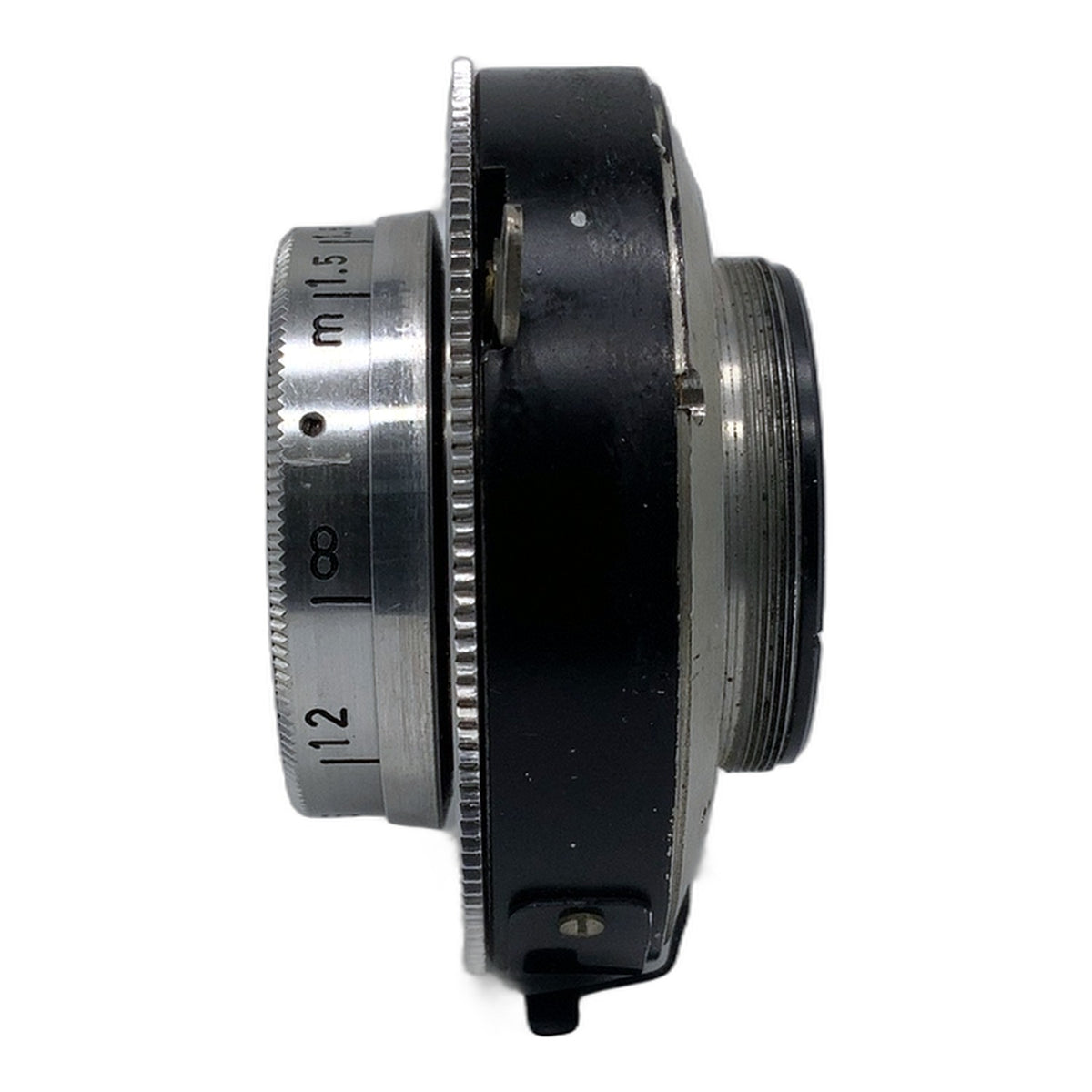 Meyer-Optik Görlitz Trioplan red V 75mm 1:3.5 Verschluss Binor (32,5mm Gewinde)