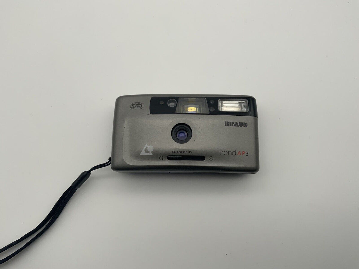 Braun trend AP 3 analog camera compact camera camera APS film autofocus AF