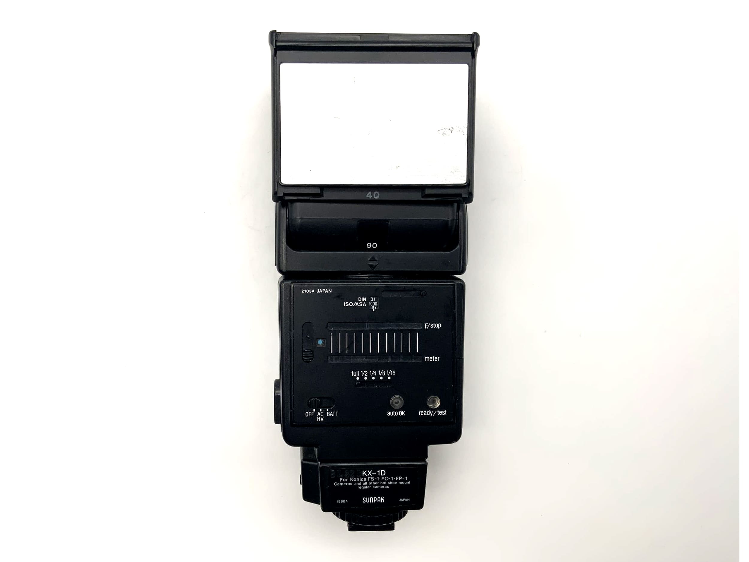 Sunpak auto 36DX Thyristor Camera Flash Flash Unit Clip-on Flash Light