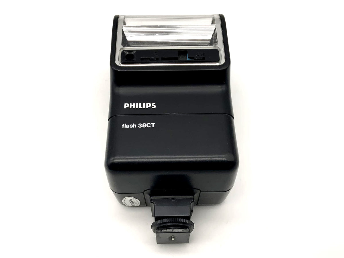 Philips flash 38CT flash unit, center contact, camera flash, clip-on flash