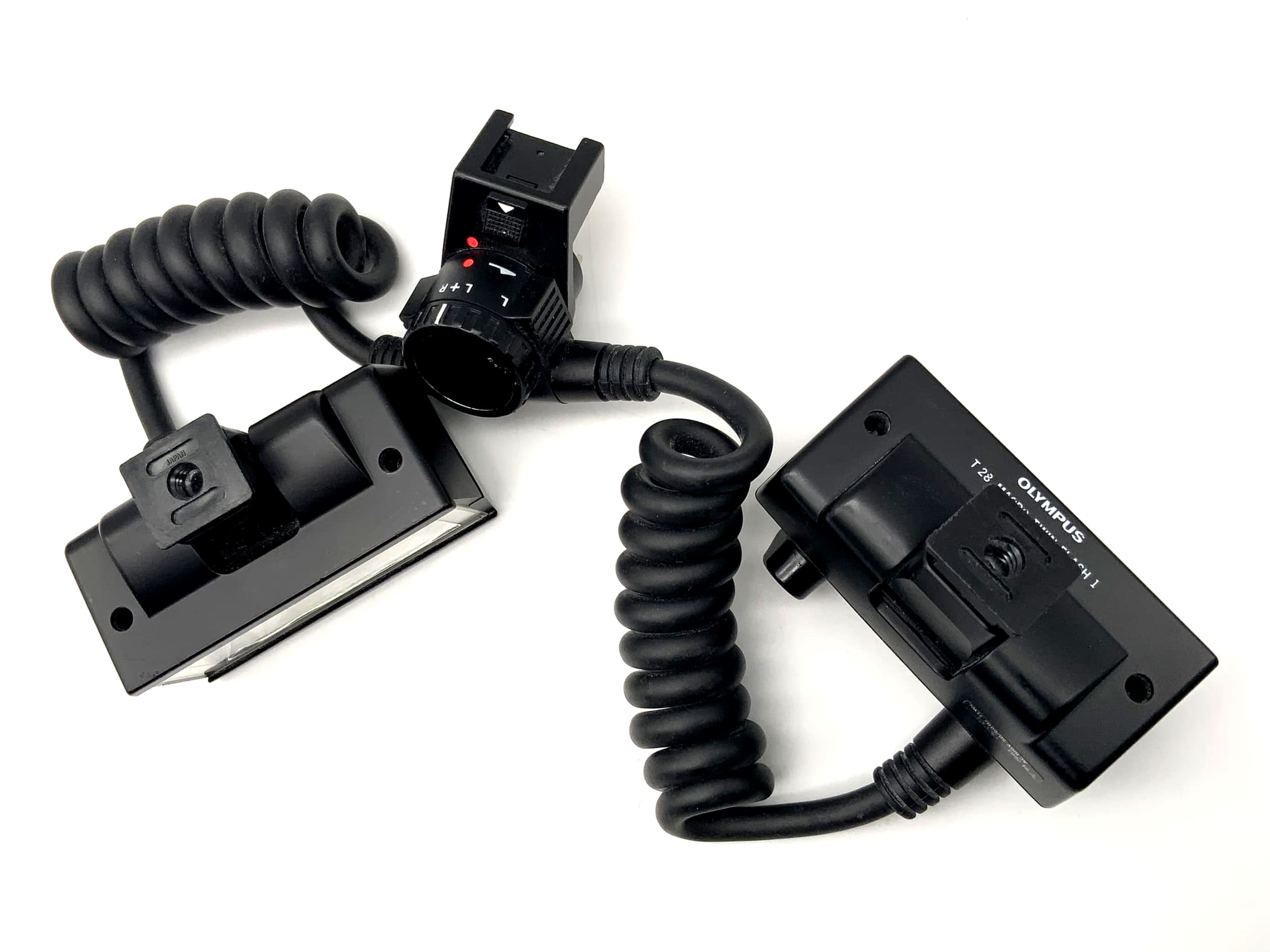 Olympus T28 Macro Twin Flash 1 Flash Unit Poppel Flash Camera Flash